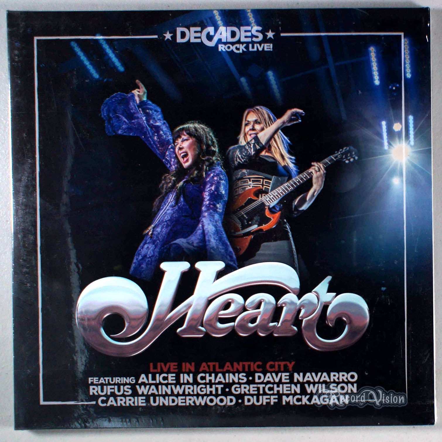 Heart - Live in Atlantic City (front cover) Vinyl