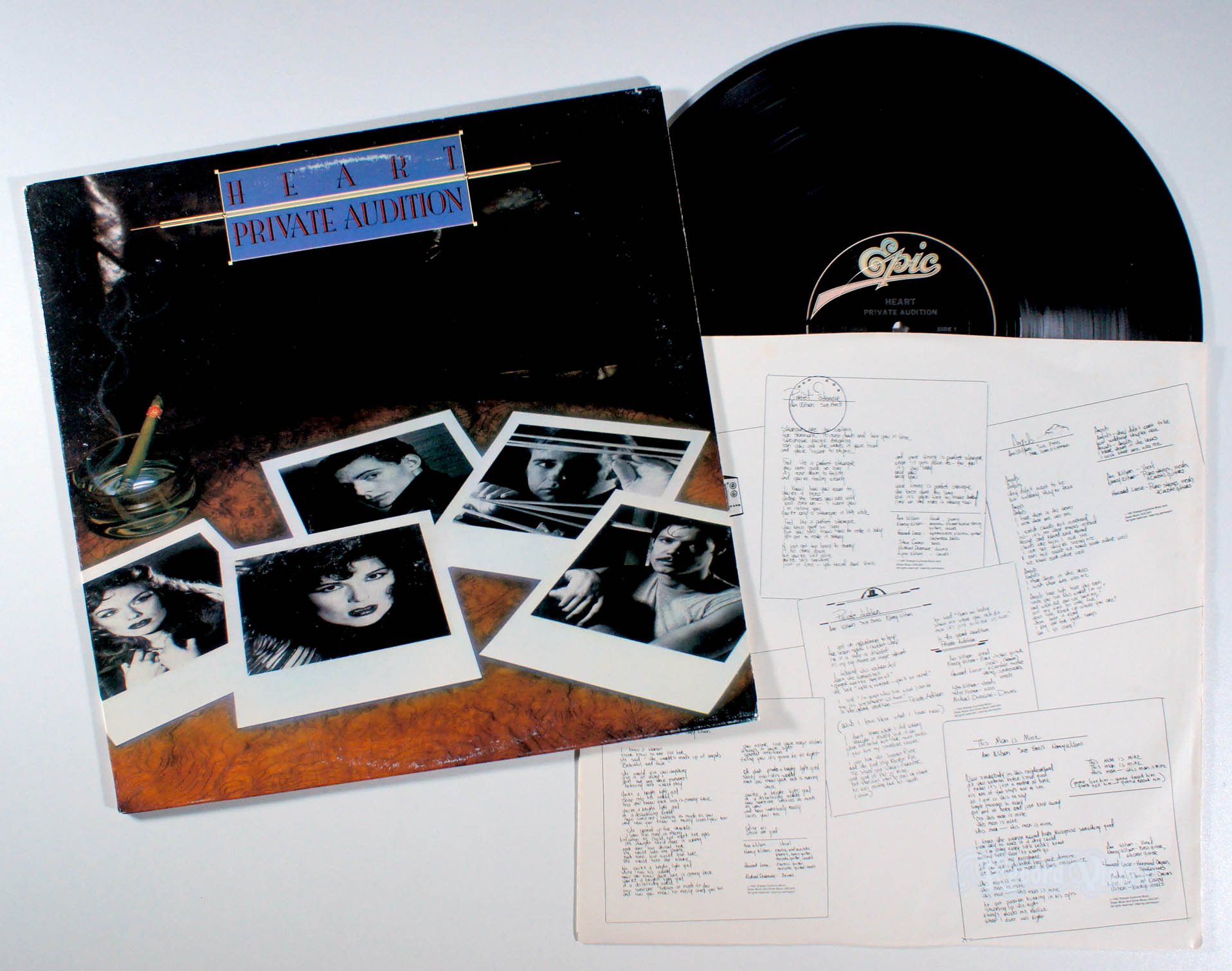 Heart - Private Audition (front cover) Vinyl