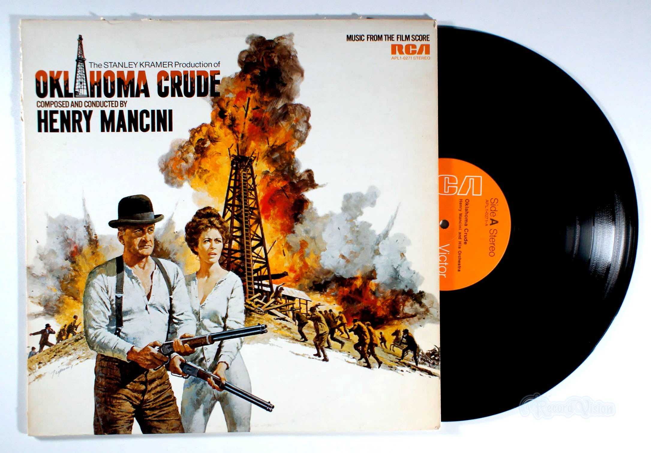 Henry Mancini - Oklahoma Crude (front cover) Vinyl