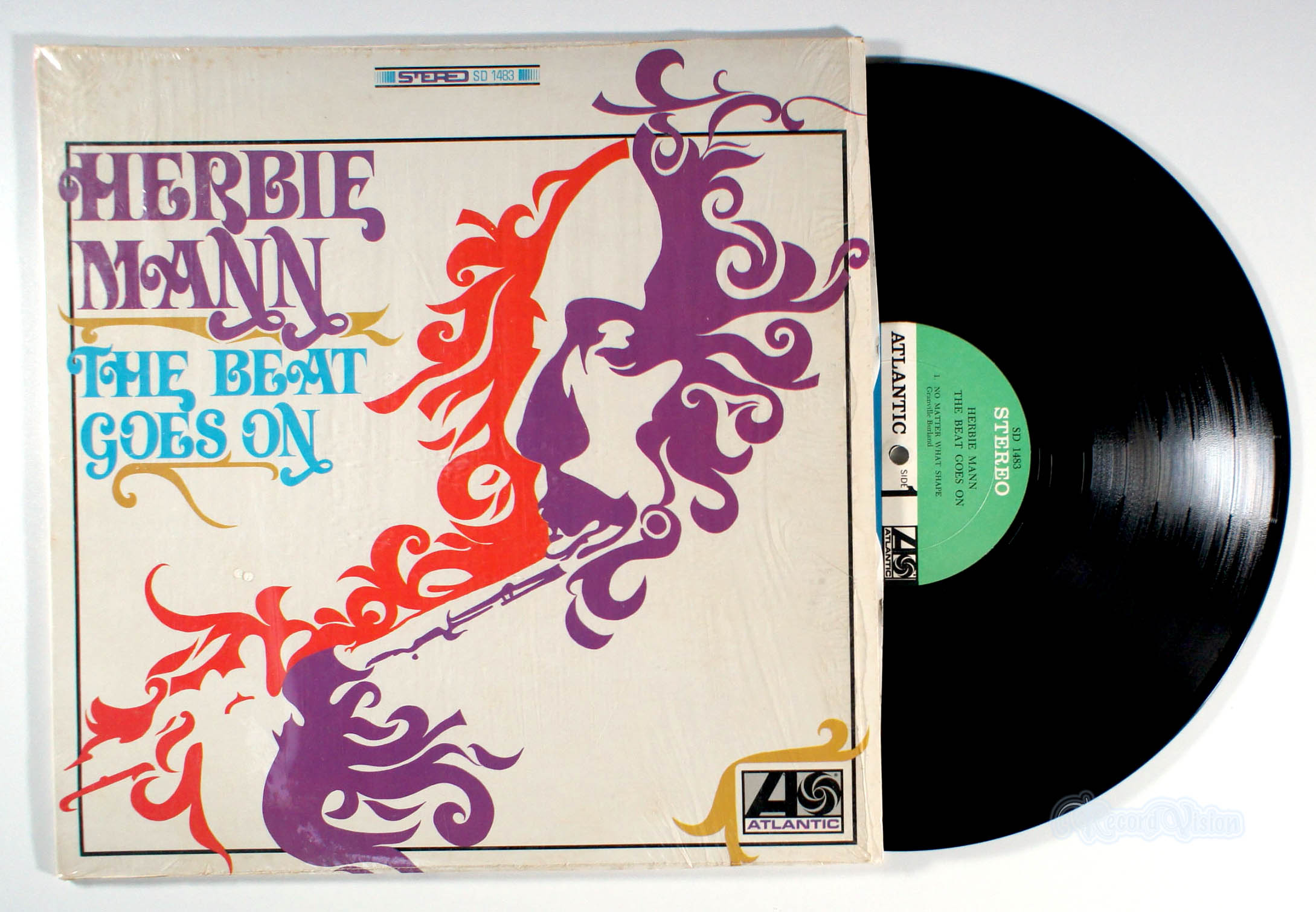 Herbie Mann - The Beat Goes On (front cover) Vinyl