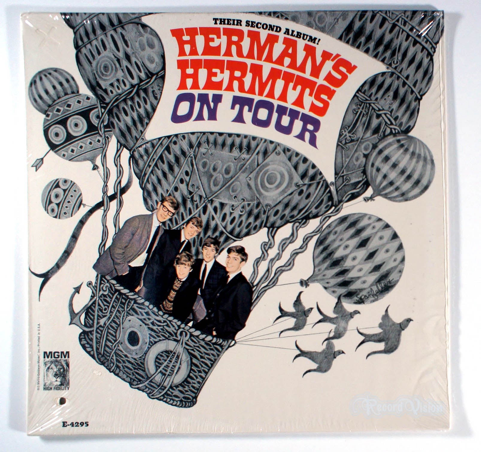 Herman's Hermits - On Tour (front cover) Vinyl