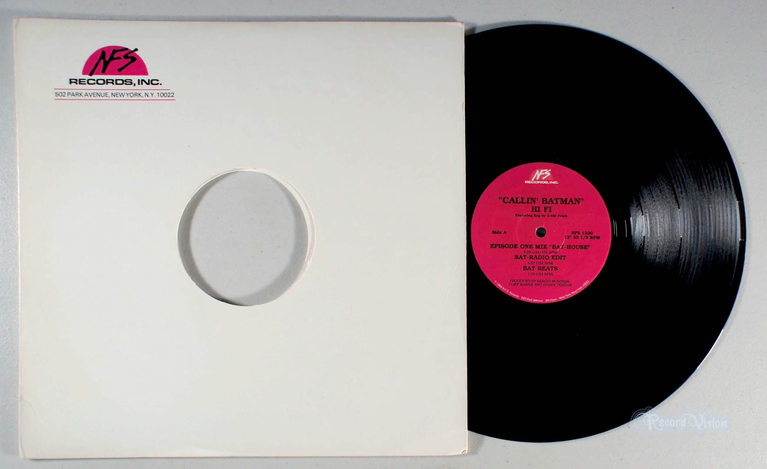 Hi Fi - Callin' Batman (front cover) Vinyl