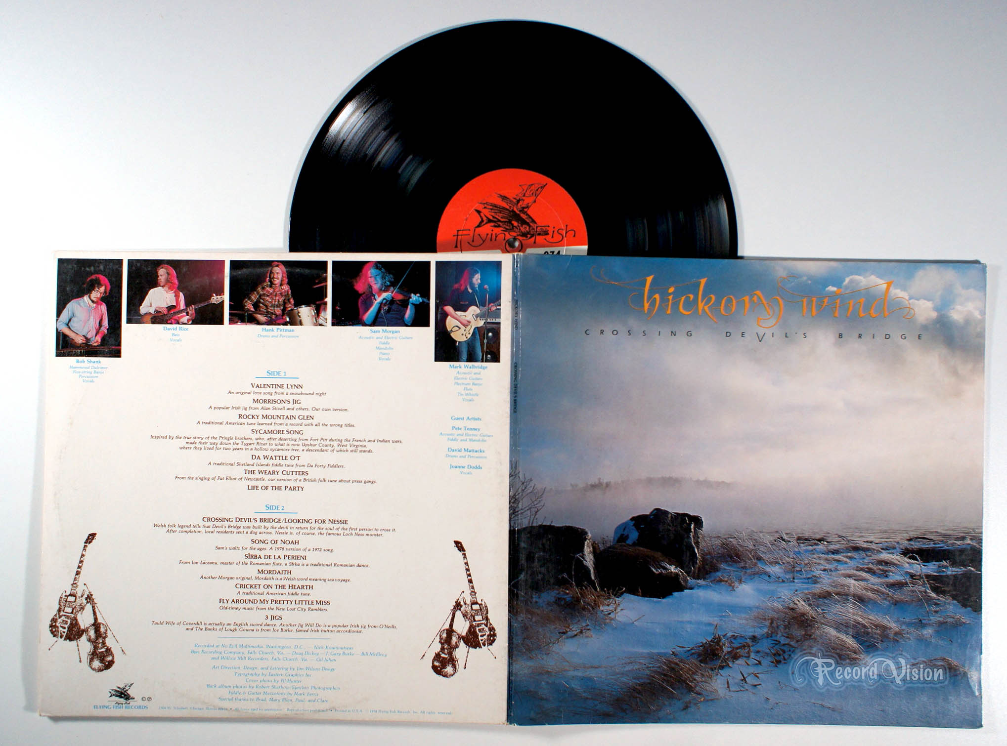 Hickory Wind - Crossing Devil's Bridge (front cover) Vinyl