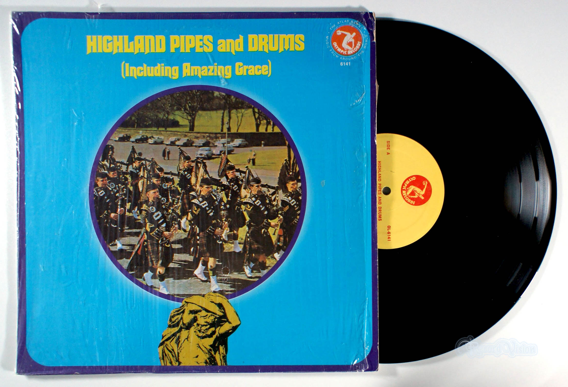 Highland Pipes and Drums (front cover) Vinyl