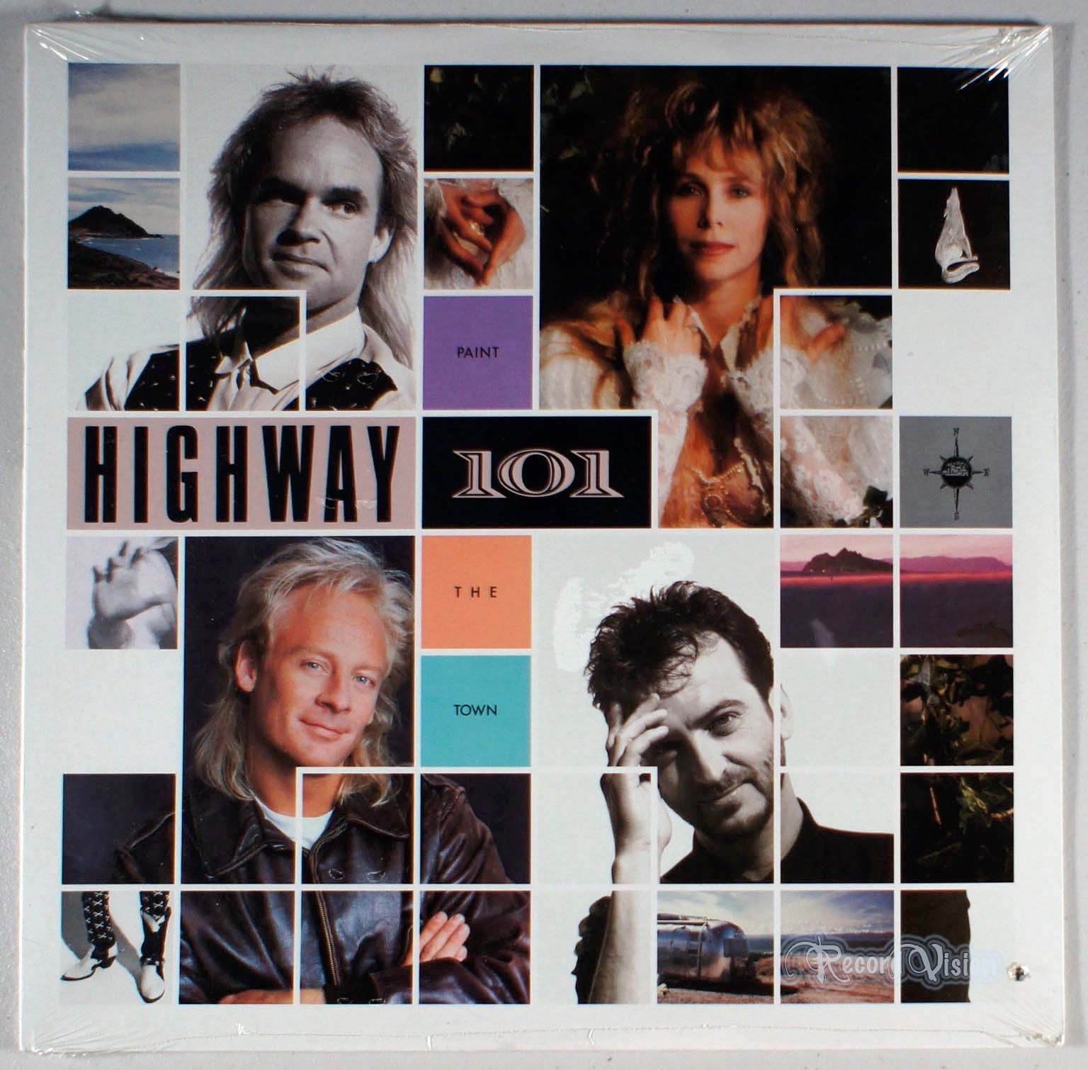 Highway 101 - Paint the Town (front cover) Vinyl