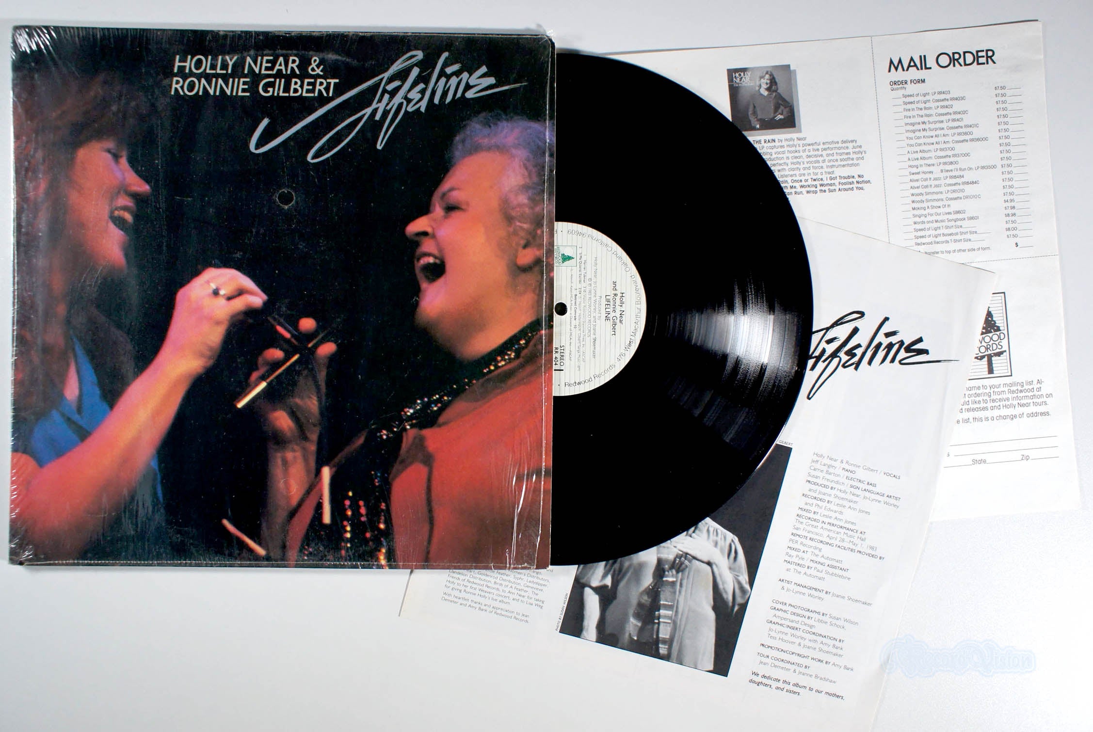 Holly Near - LifeLine (front cover) Vinyl