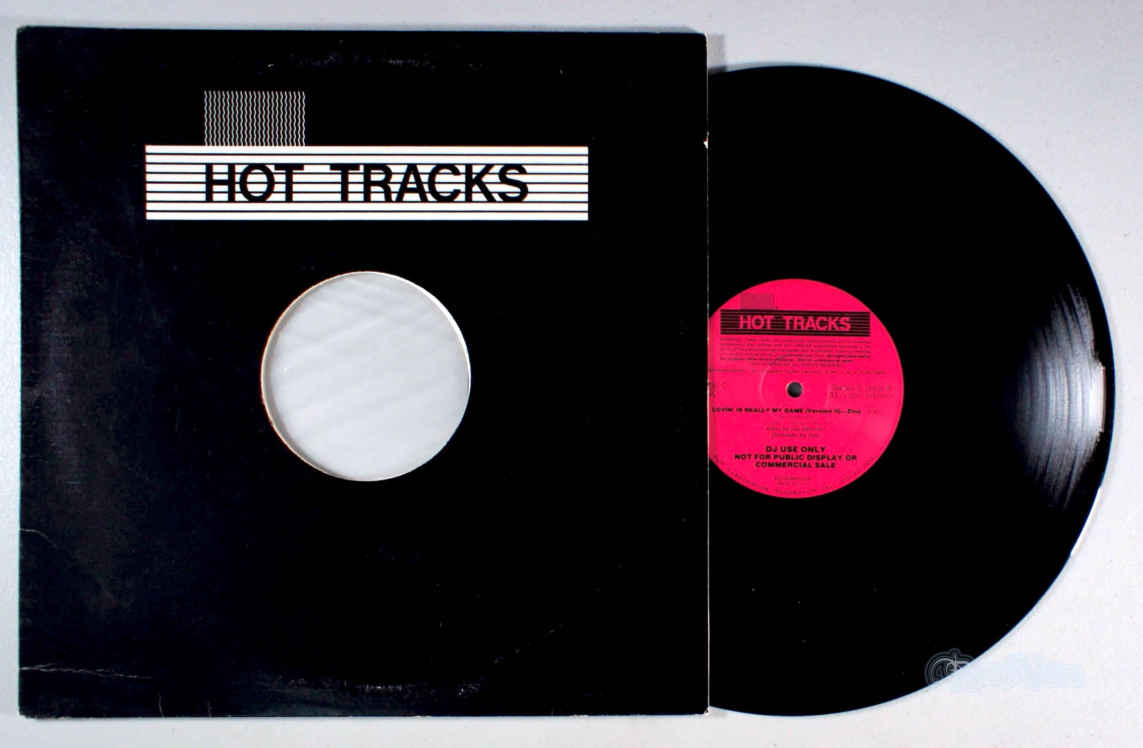 Hot Tracks - Series 3, Issue 8 (front cover) Vinyl