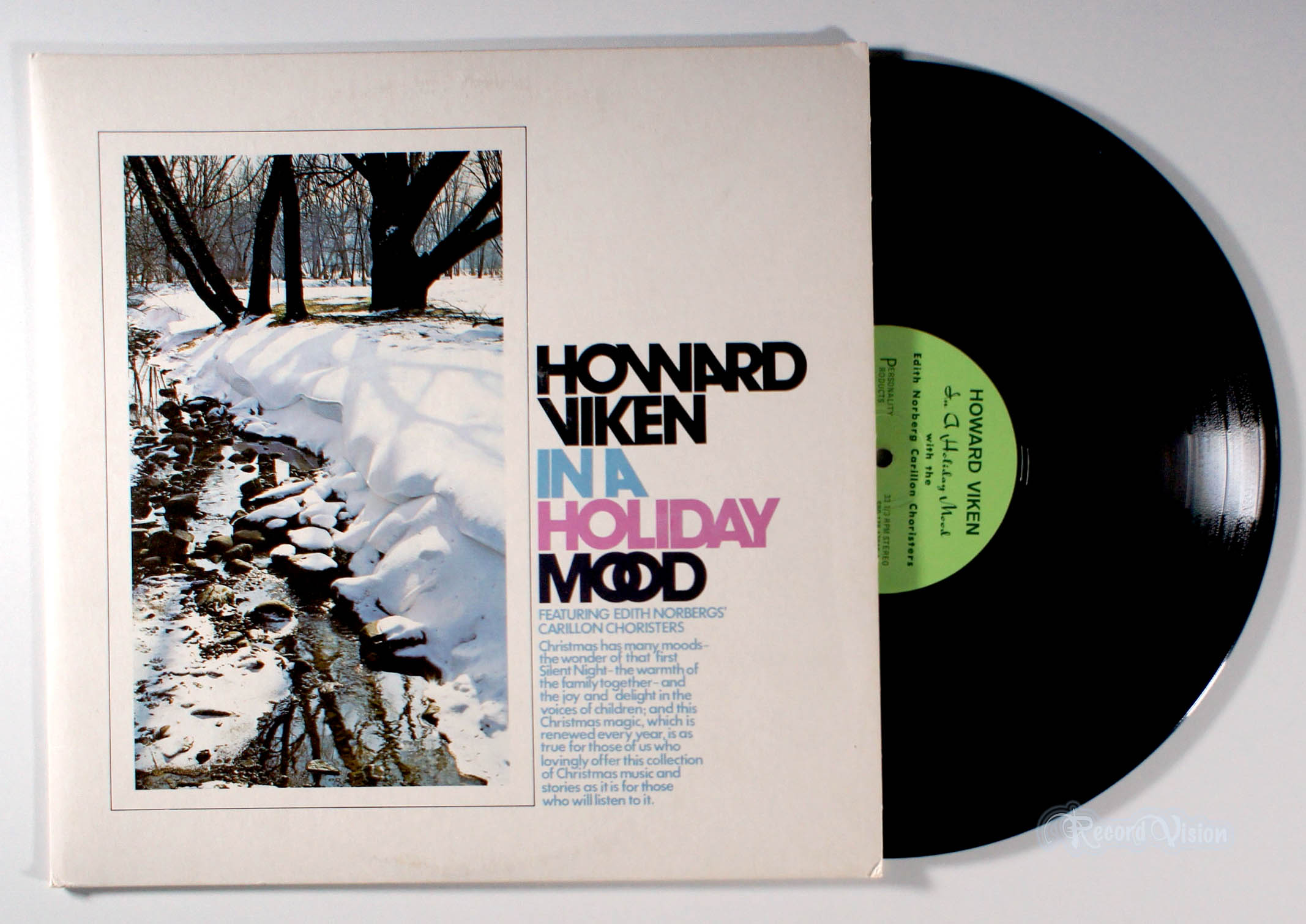 Howard Viken - In a Holiday Mood (front cover) Vinyl