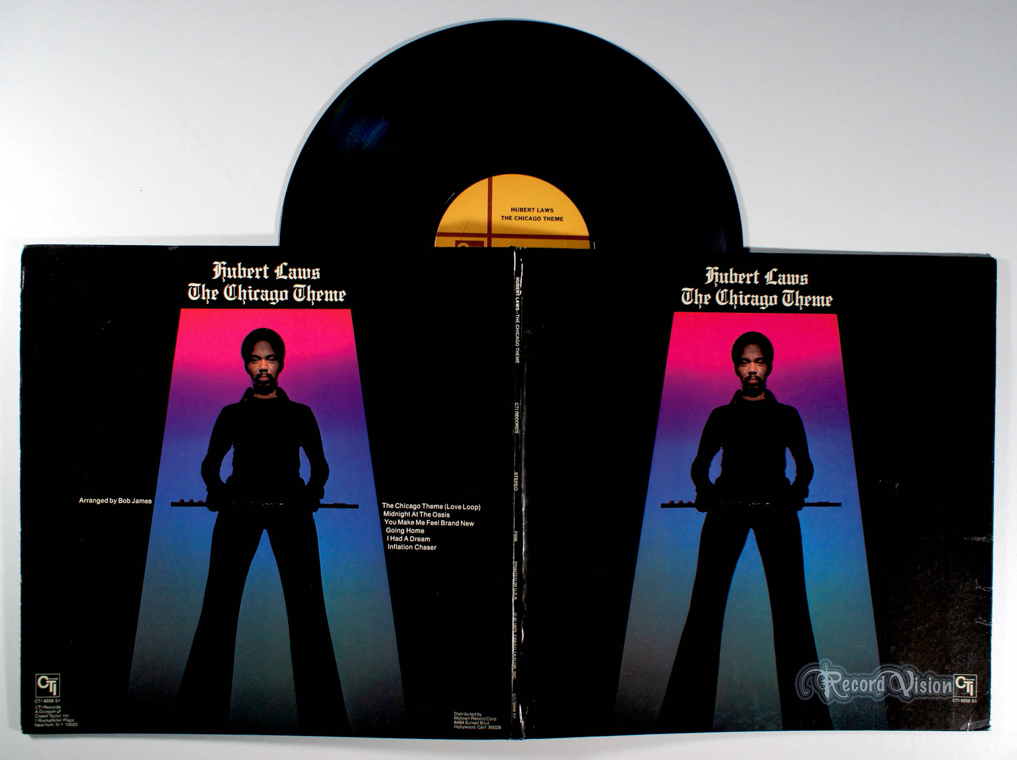 Hubert Laws - The Chicago Theme (front cover) Vinyl