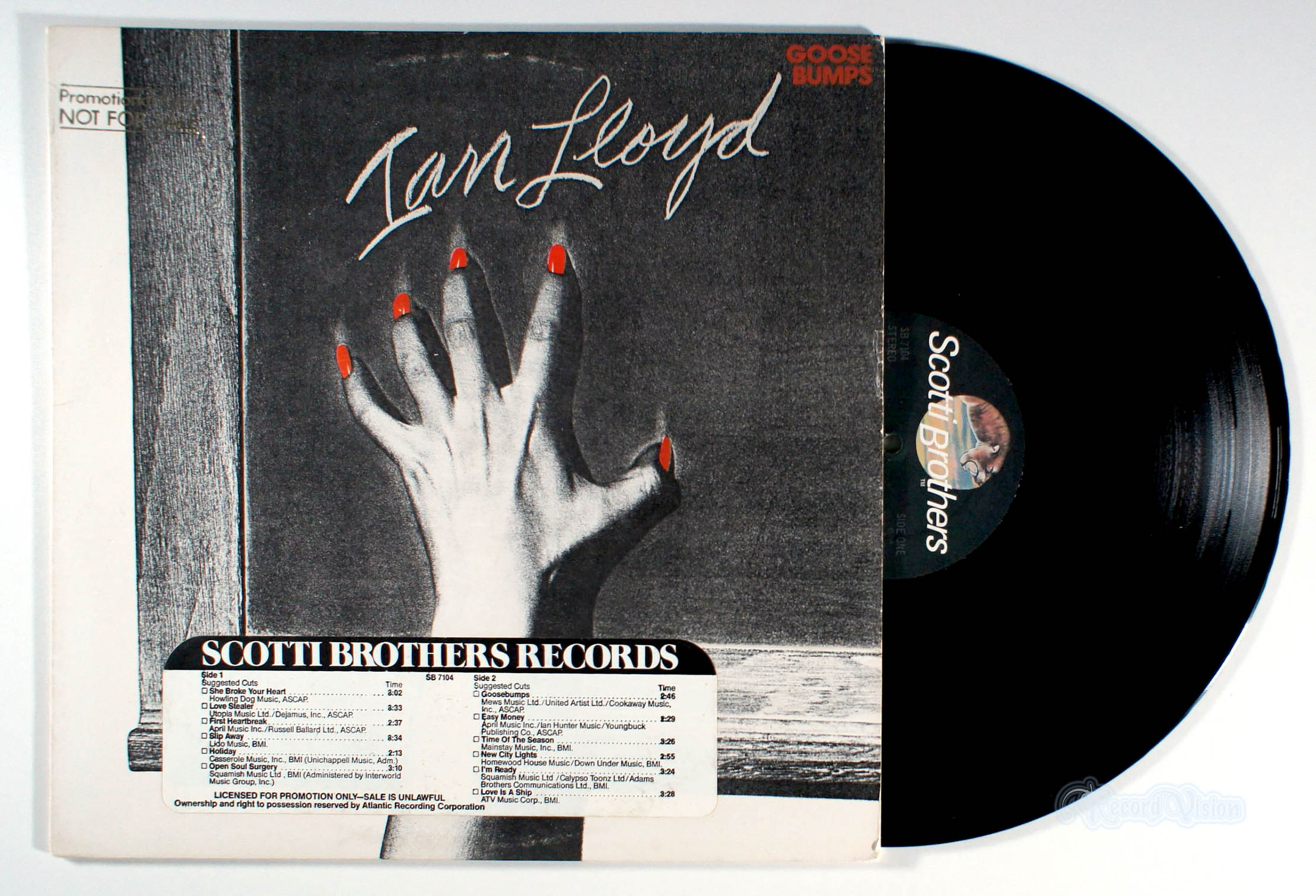 Ian Lloyd - Goose Bumps (front cover) Vinyl