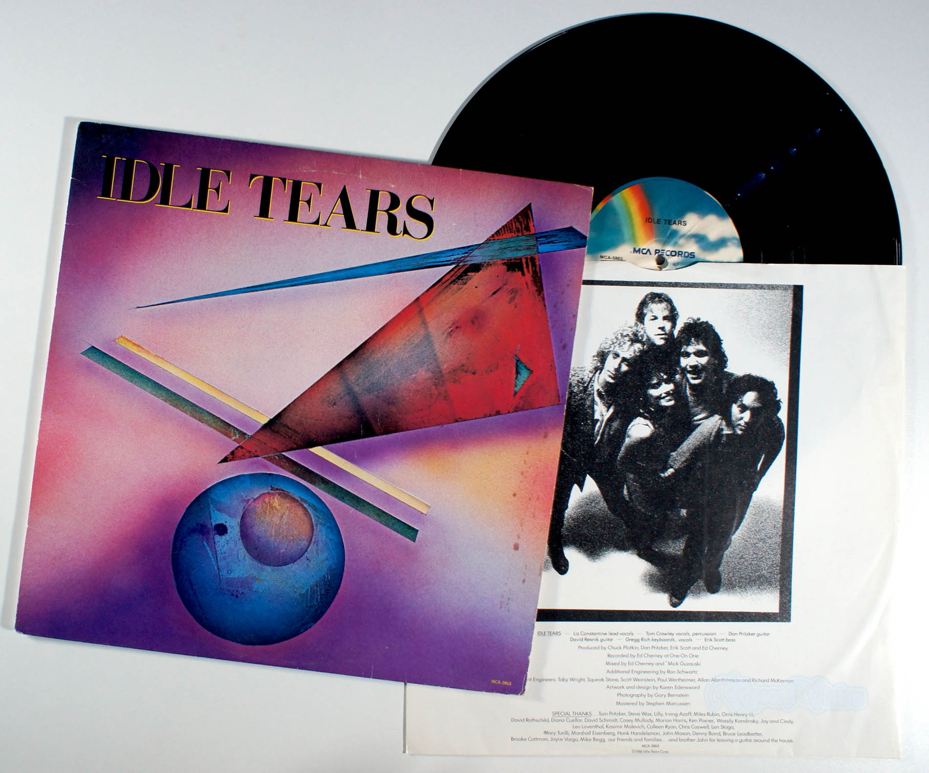 Idle Tears - Idle Tears (front cover) Vinyl
