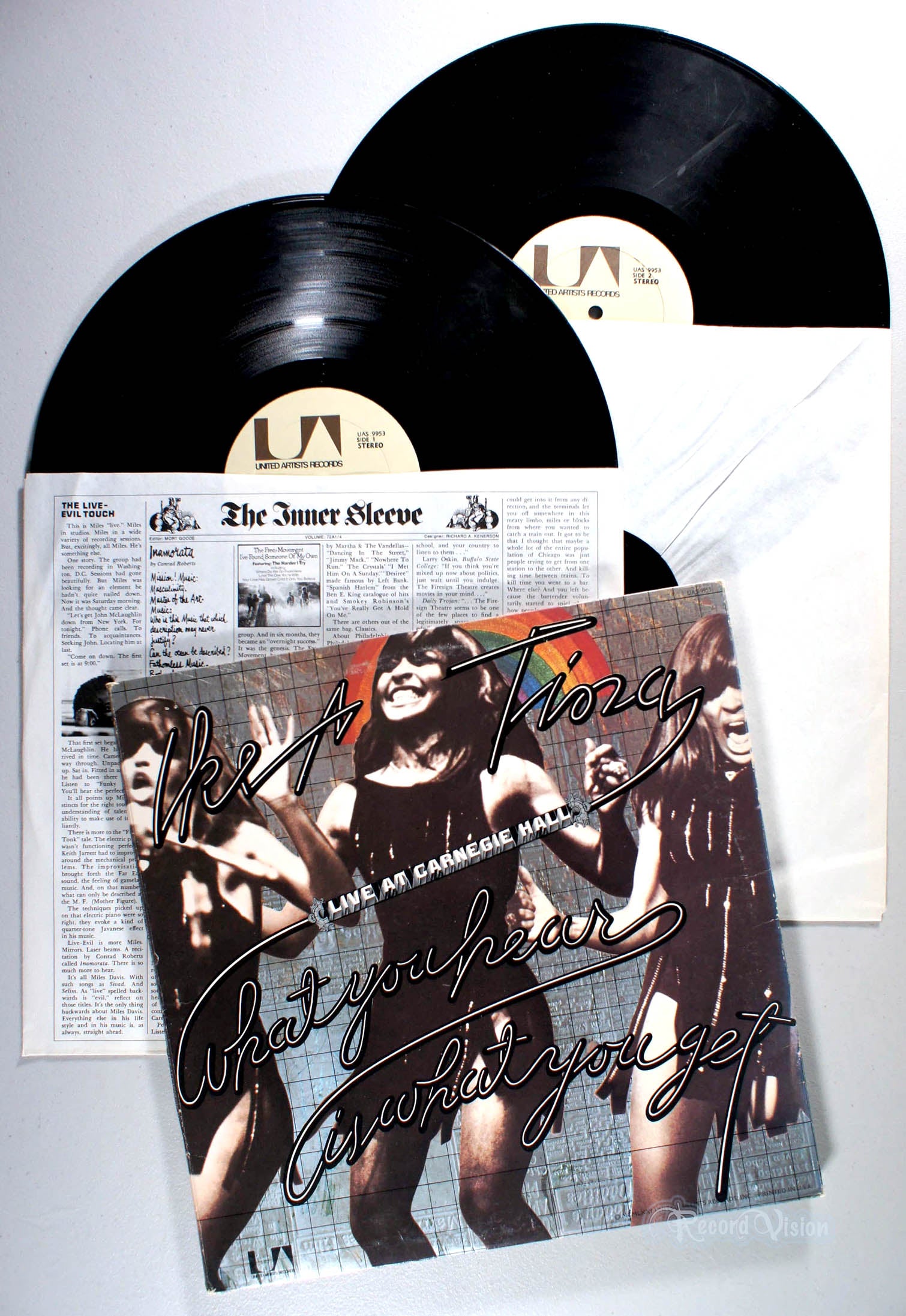 Ike and Tina Turner - What You Hear is What You Get (front cover) Vinyl