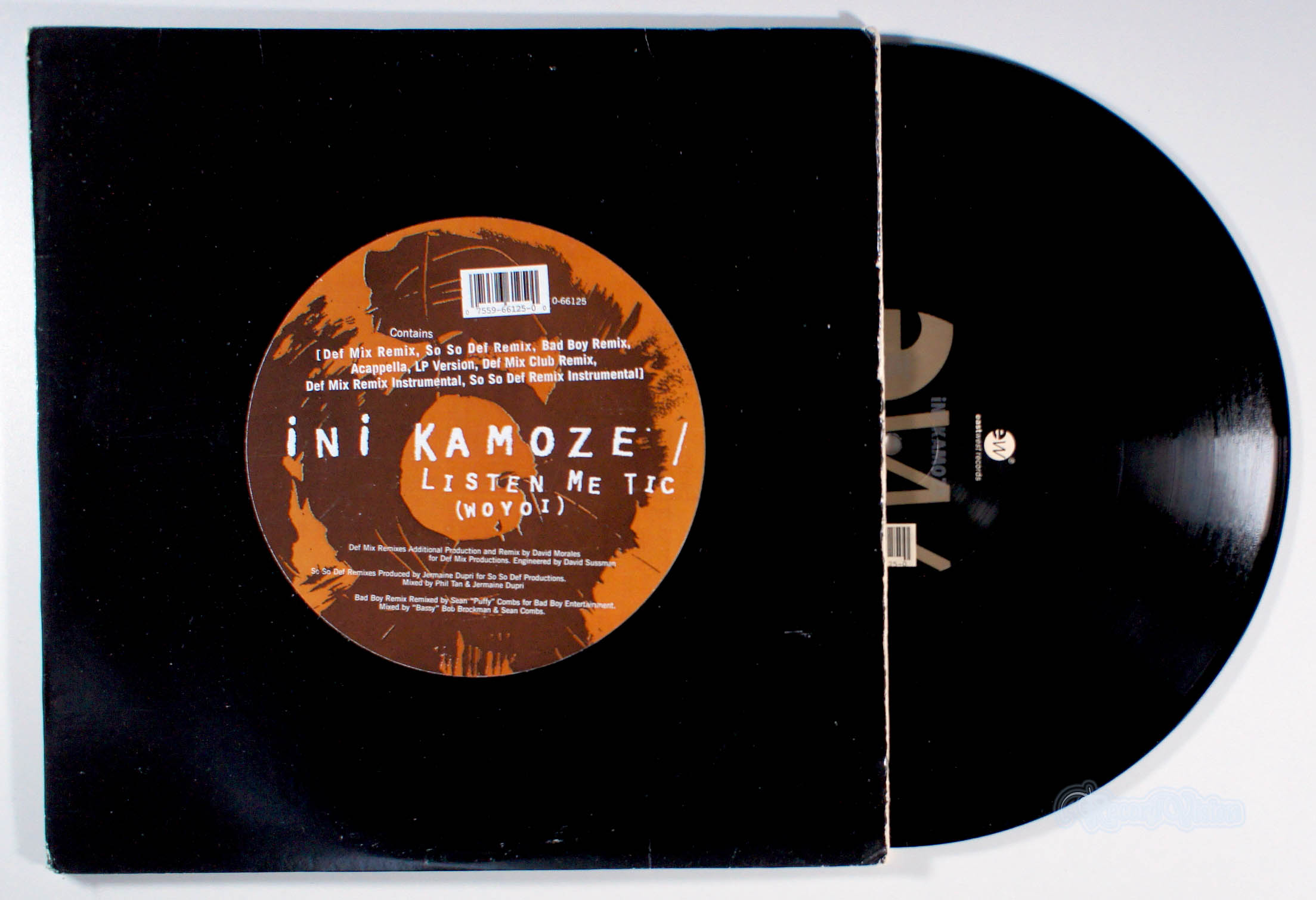 Ini Kamoze - Listen Me Tic (Woyoi) (front cover) Vinyl
