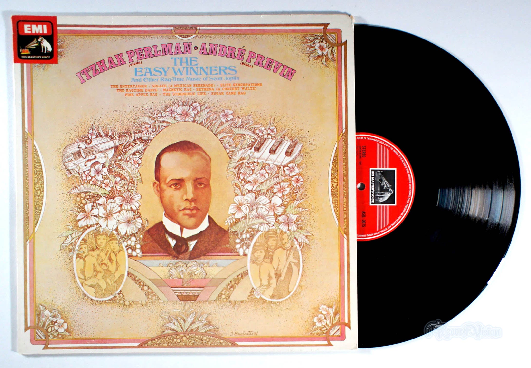 Itzhak Perlman - The Easy Winners (front cover) Vinyl