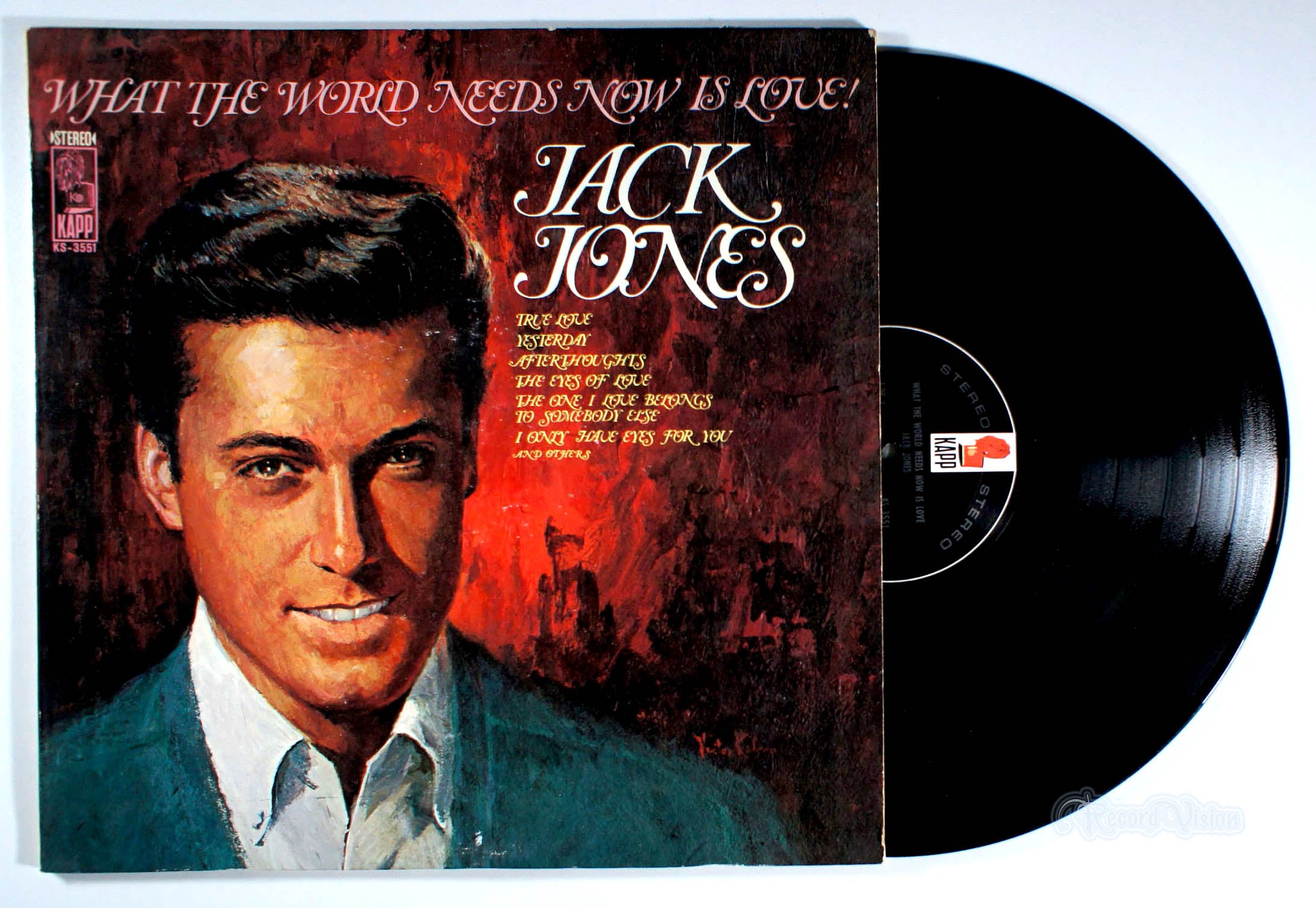 Jack Jones - What the World Needs Now is Love (front cover) Vinyl