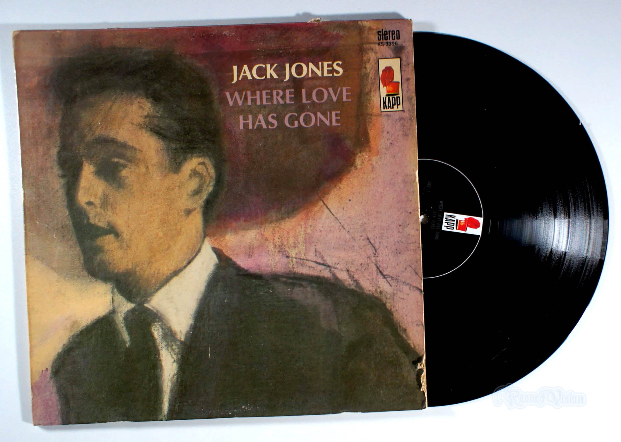 Jack Jones - Where Love has Gone (front cover) Vinyl