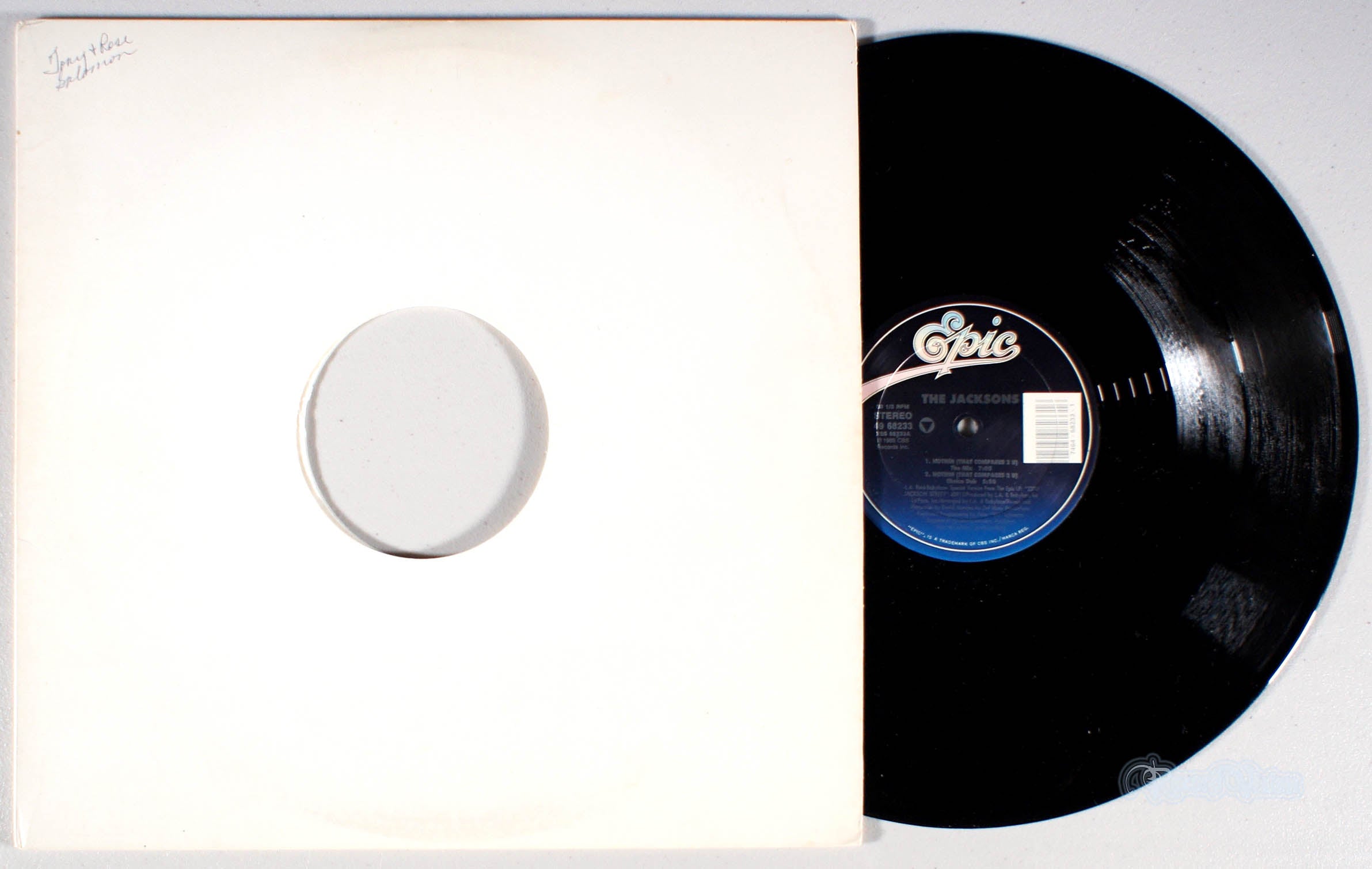 Jacksons - Nothin (That Compares 2 U) (front cover) Vinyl