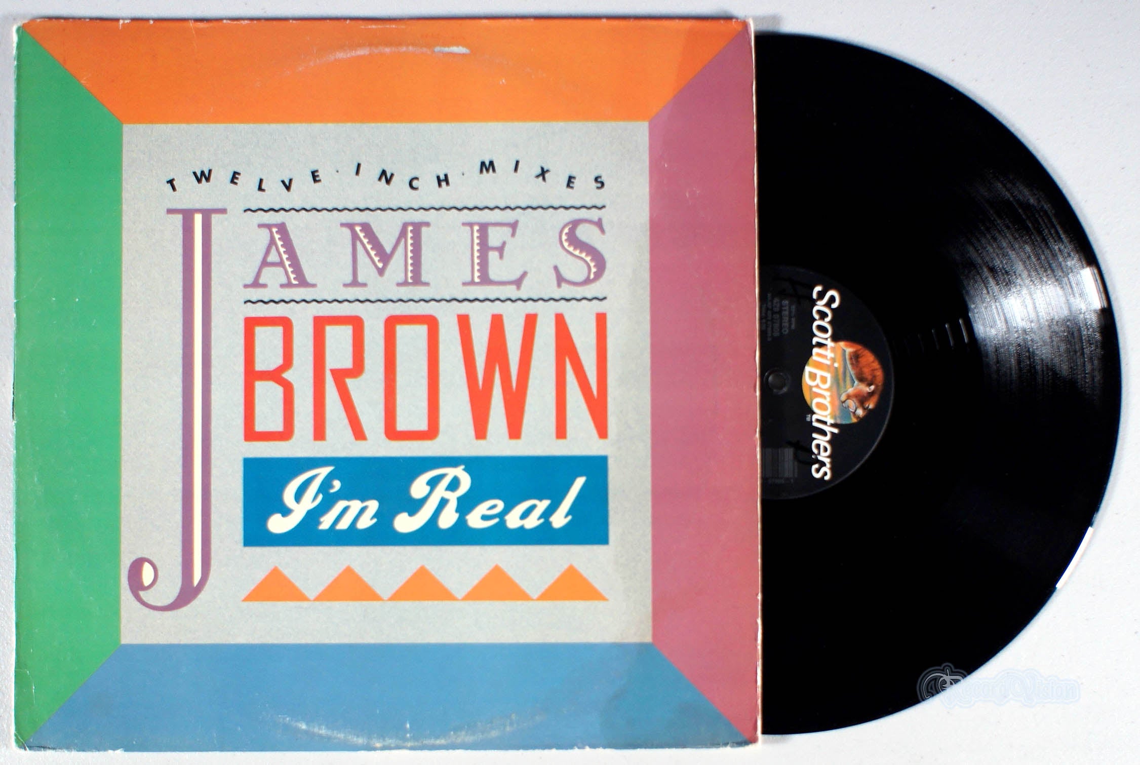 James Brown - I'm Real (12" Single) (front cover) Vinyl