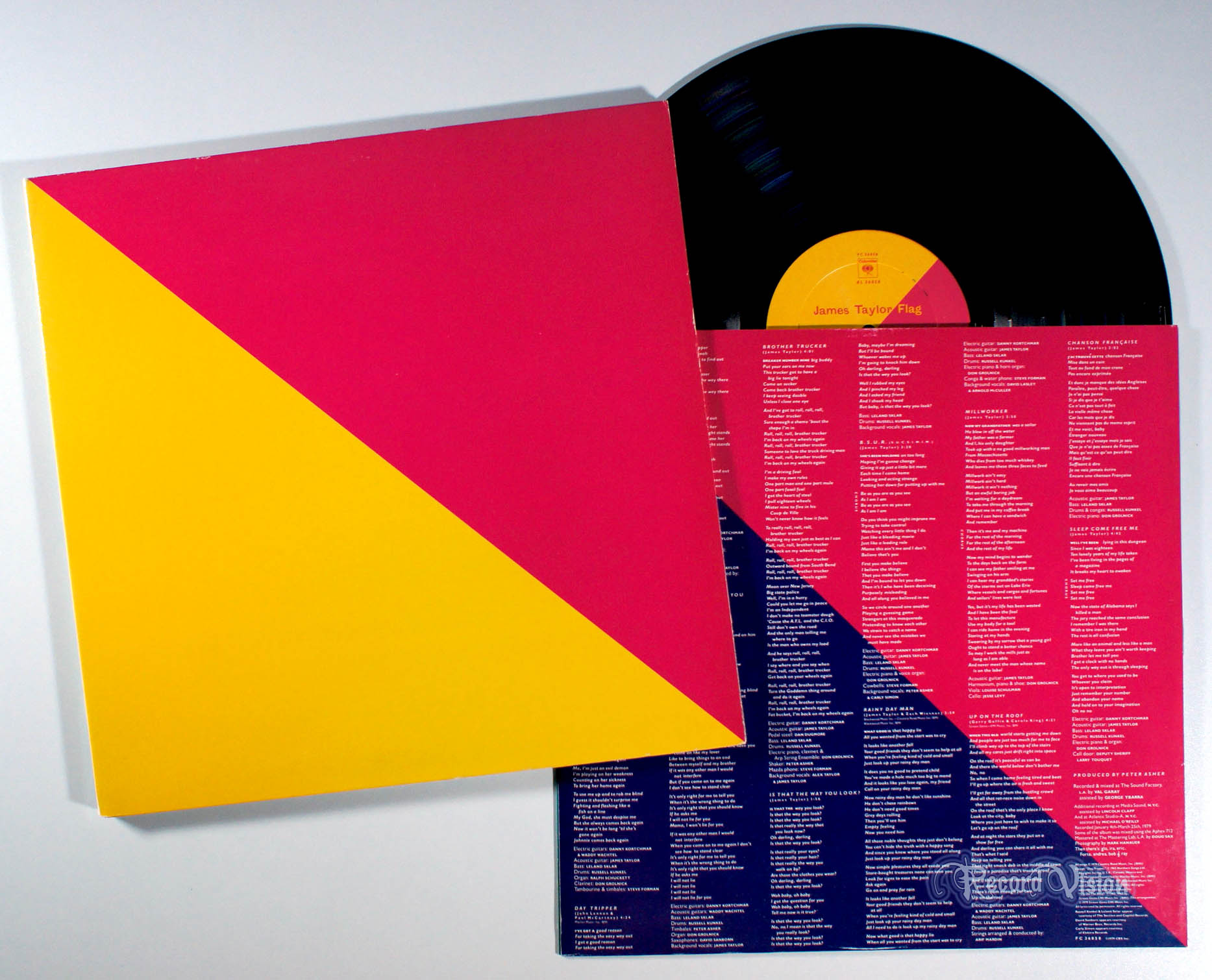 James Taylor - Flag (front cover) Vinyl