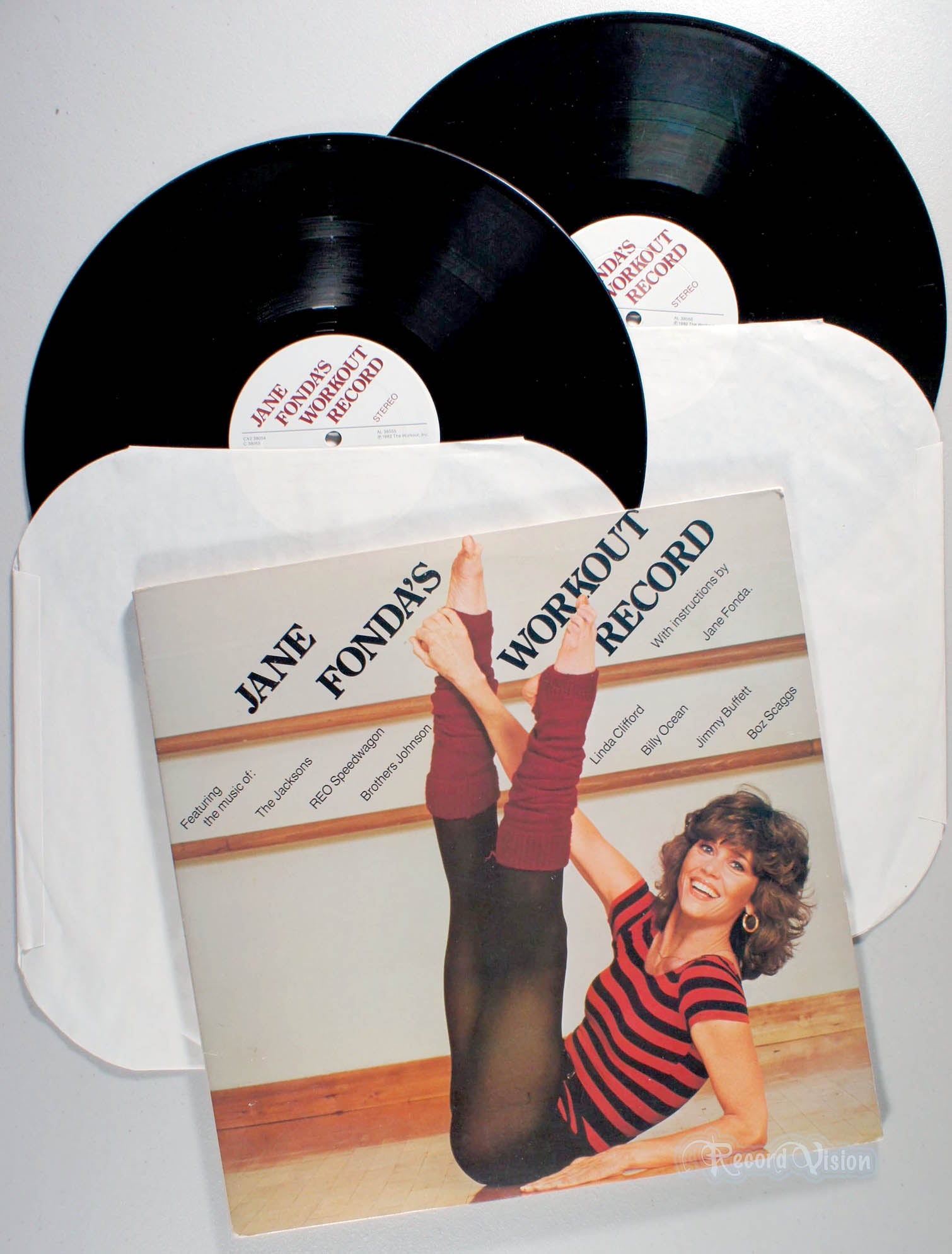 Jane Fonda - Workout Record (front cover) Vinyl