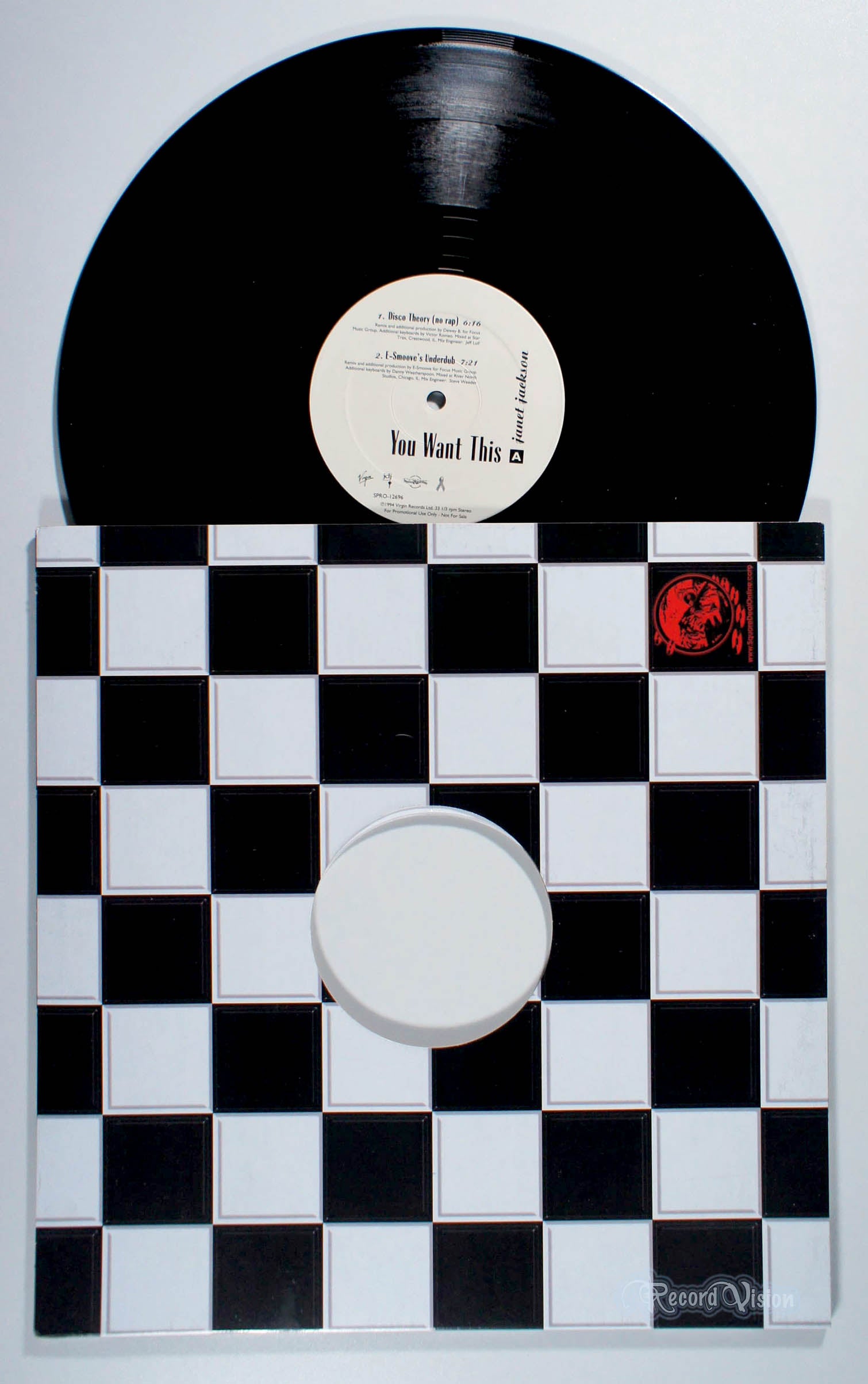 Janet Jackson - You Want This (front cover) Vinyl