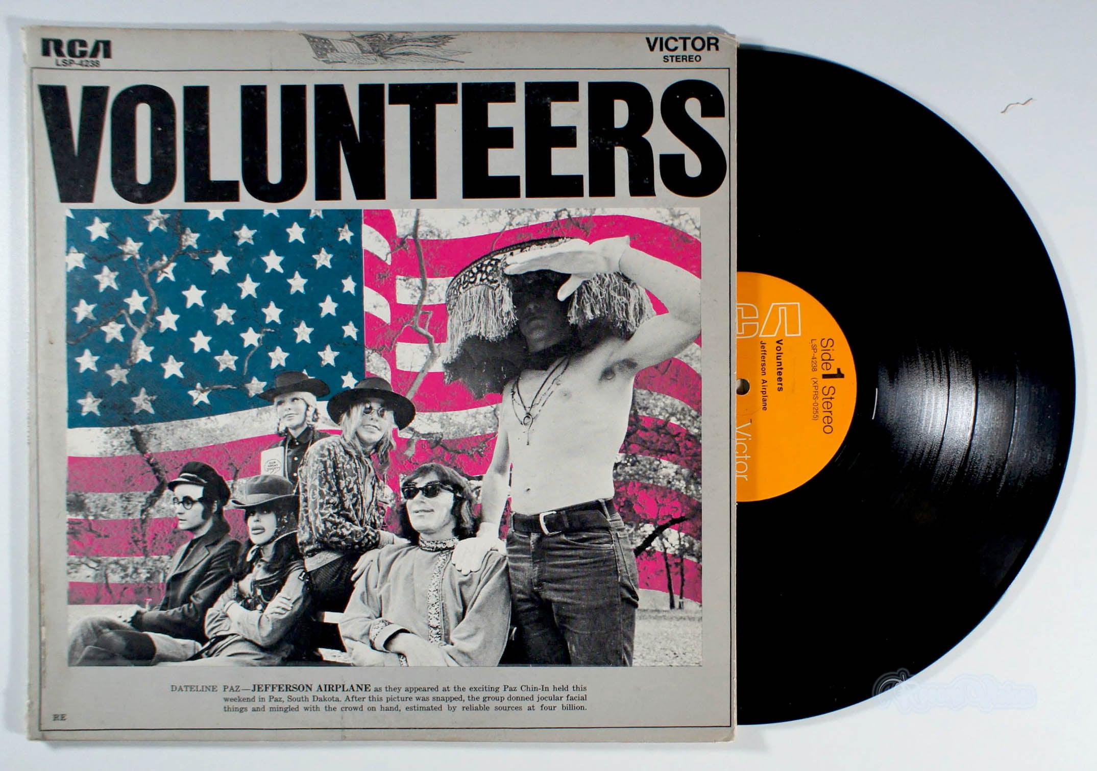 Jefferson Airplane - Volunteers (front cover) Vinyl
