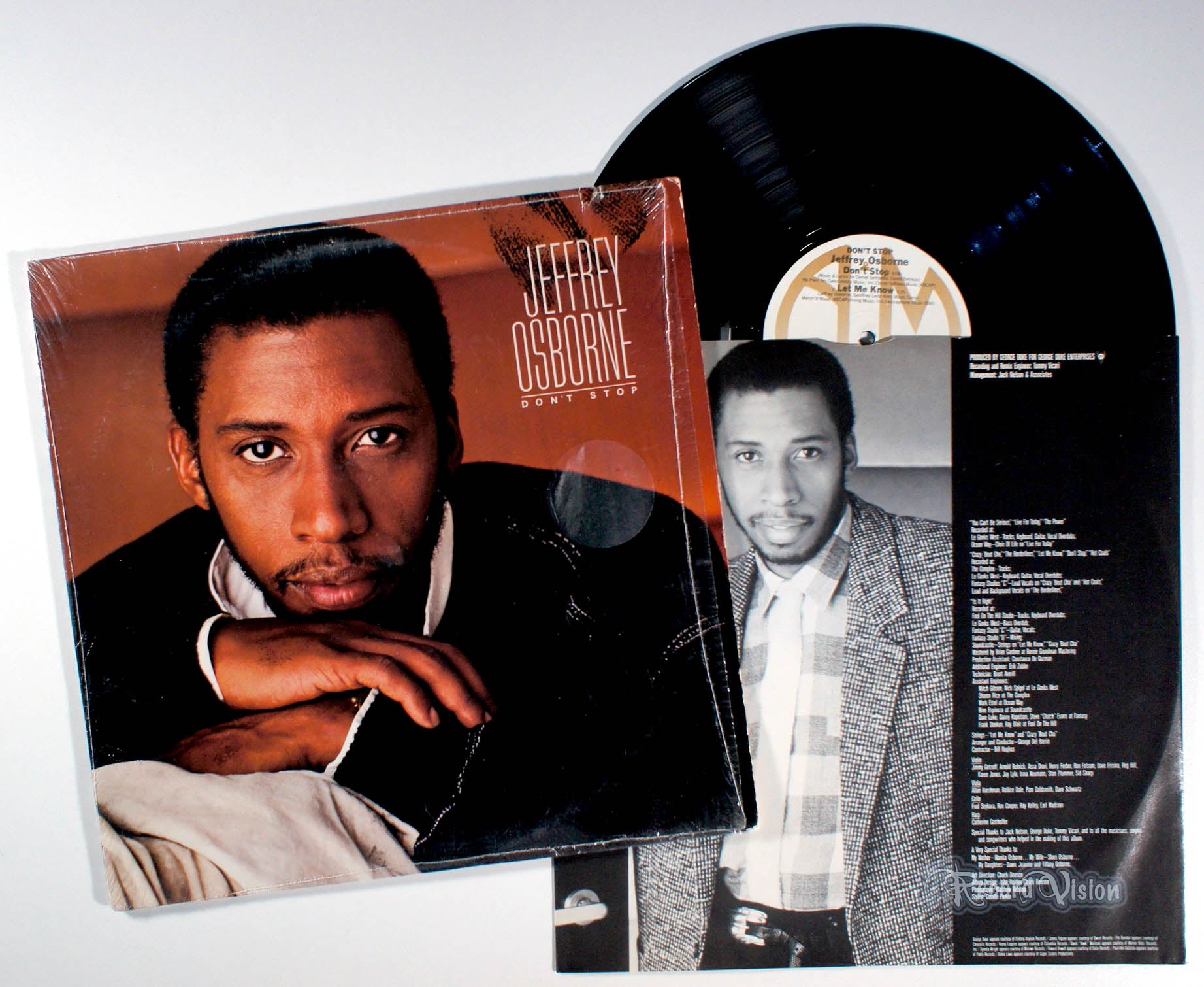 Jeffrey Osborne - Don't Stop (front cover) Vinyl