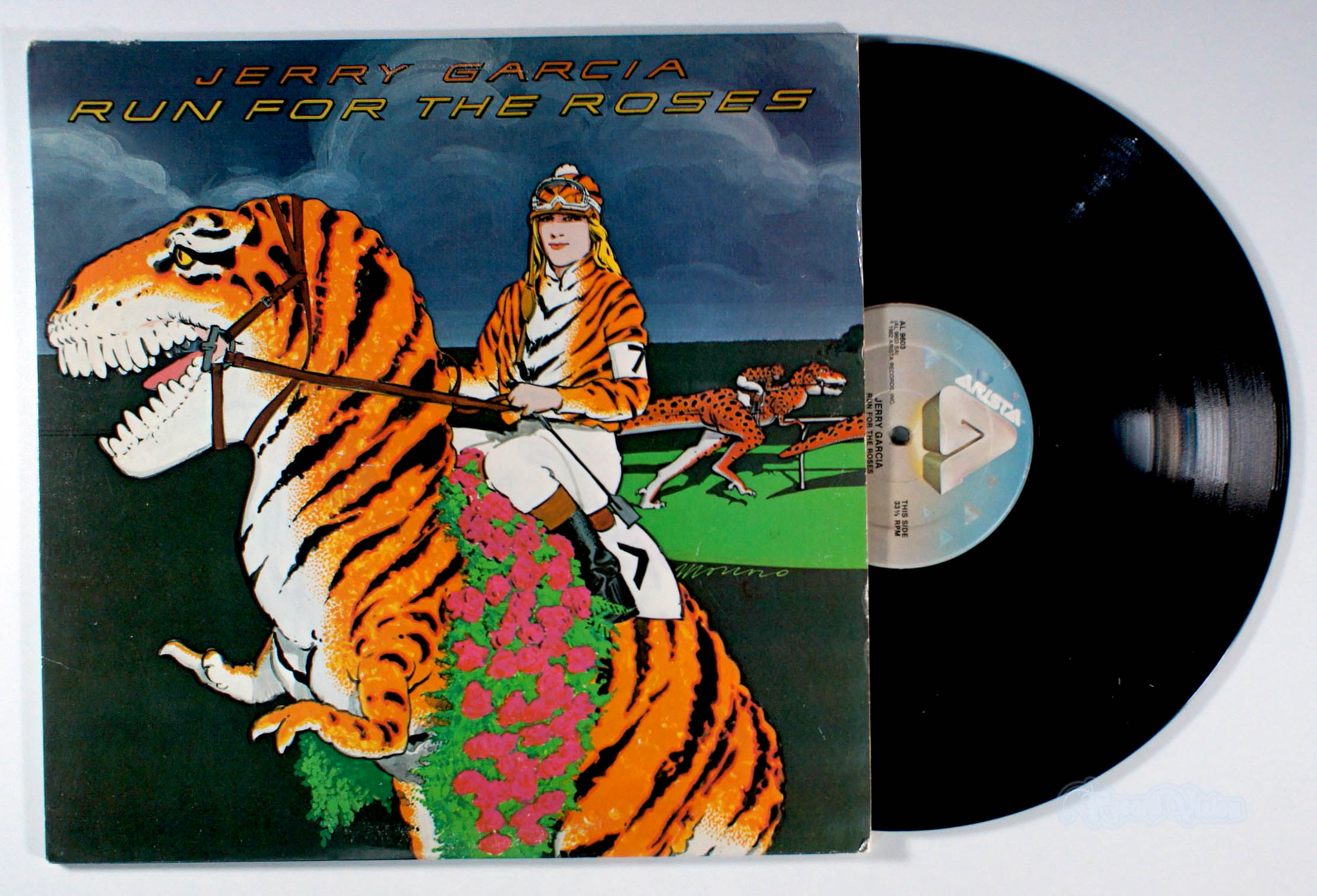 Jerry Garcia - Run for the Roses (front cover) Vinyl