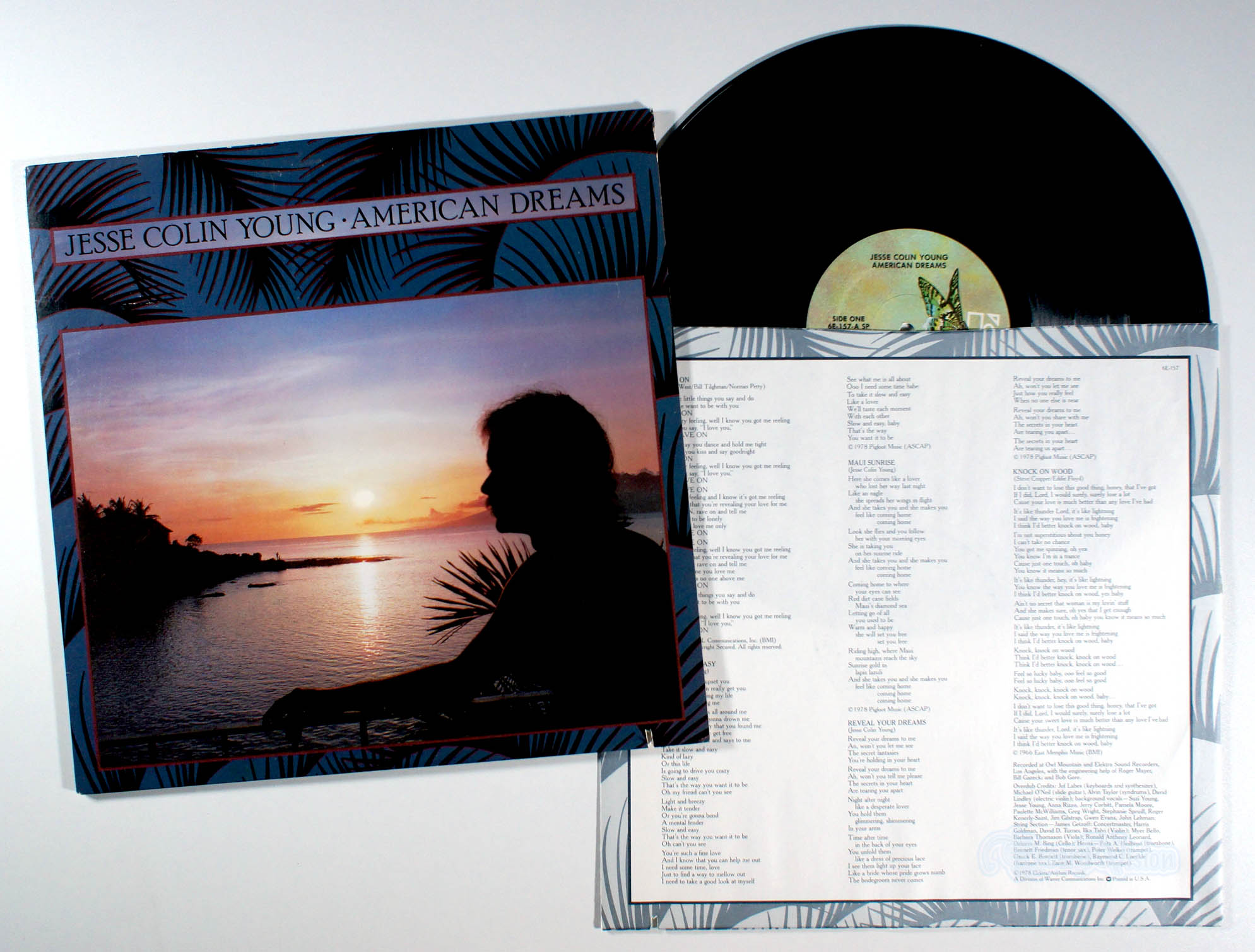 Jesse Colin Young - American Dreams (front cover) Vinyl
