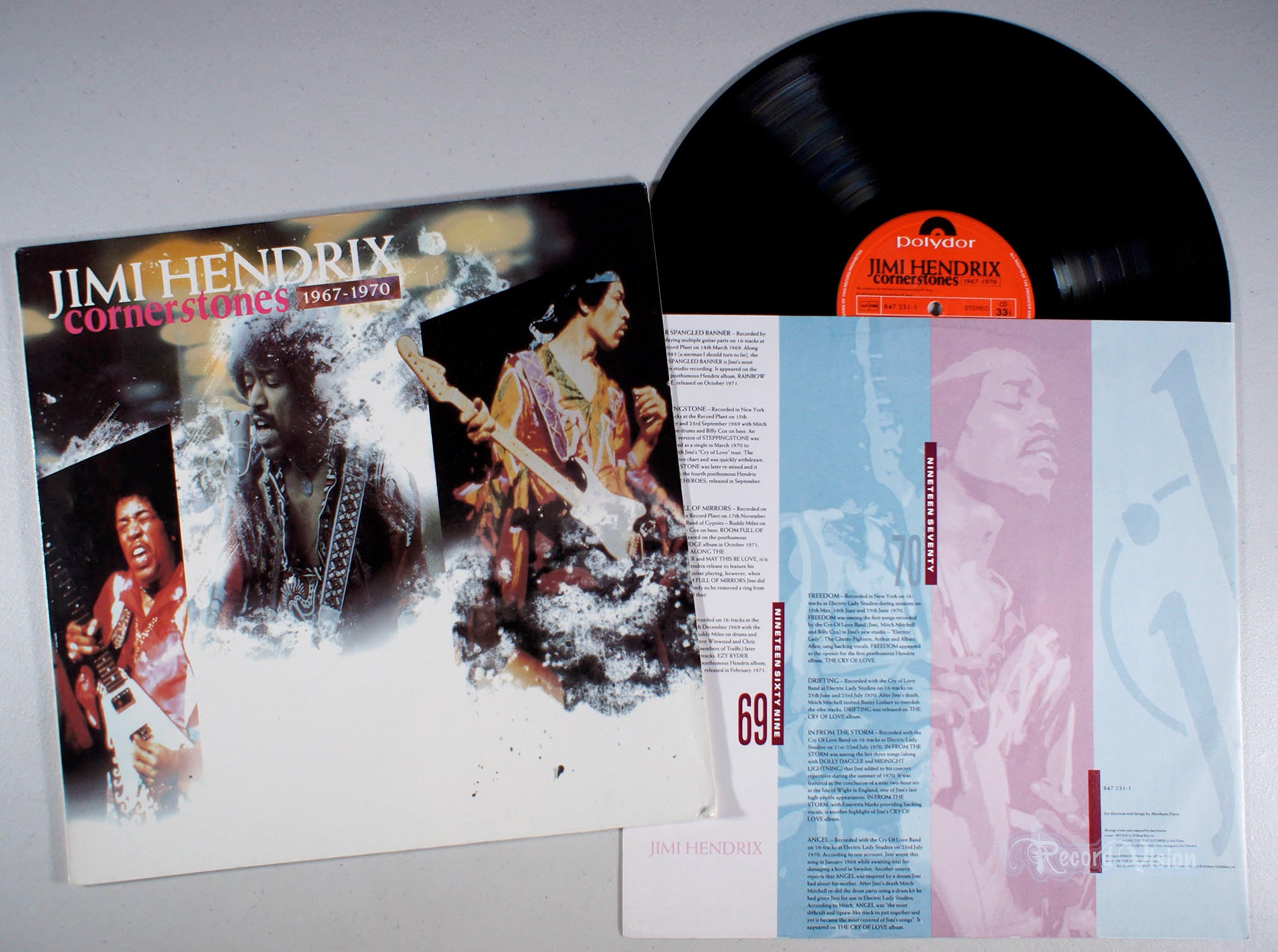 Jimi Hendrix - Cornerstones 1967-1970 (front cover) Vinyl