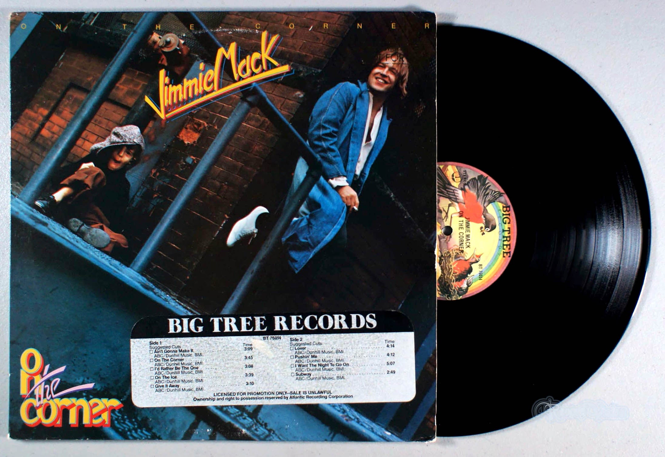Jimmie Mack - On the Corner (front cover) Vinyl