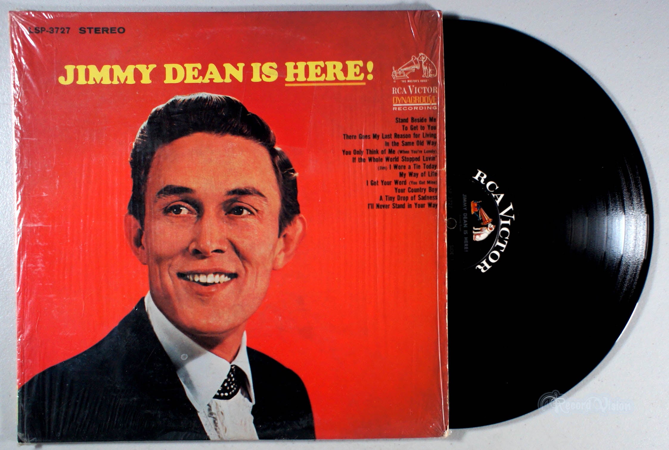 Jimmy Dean - Is Here (front cover) Vinyl