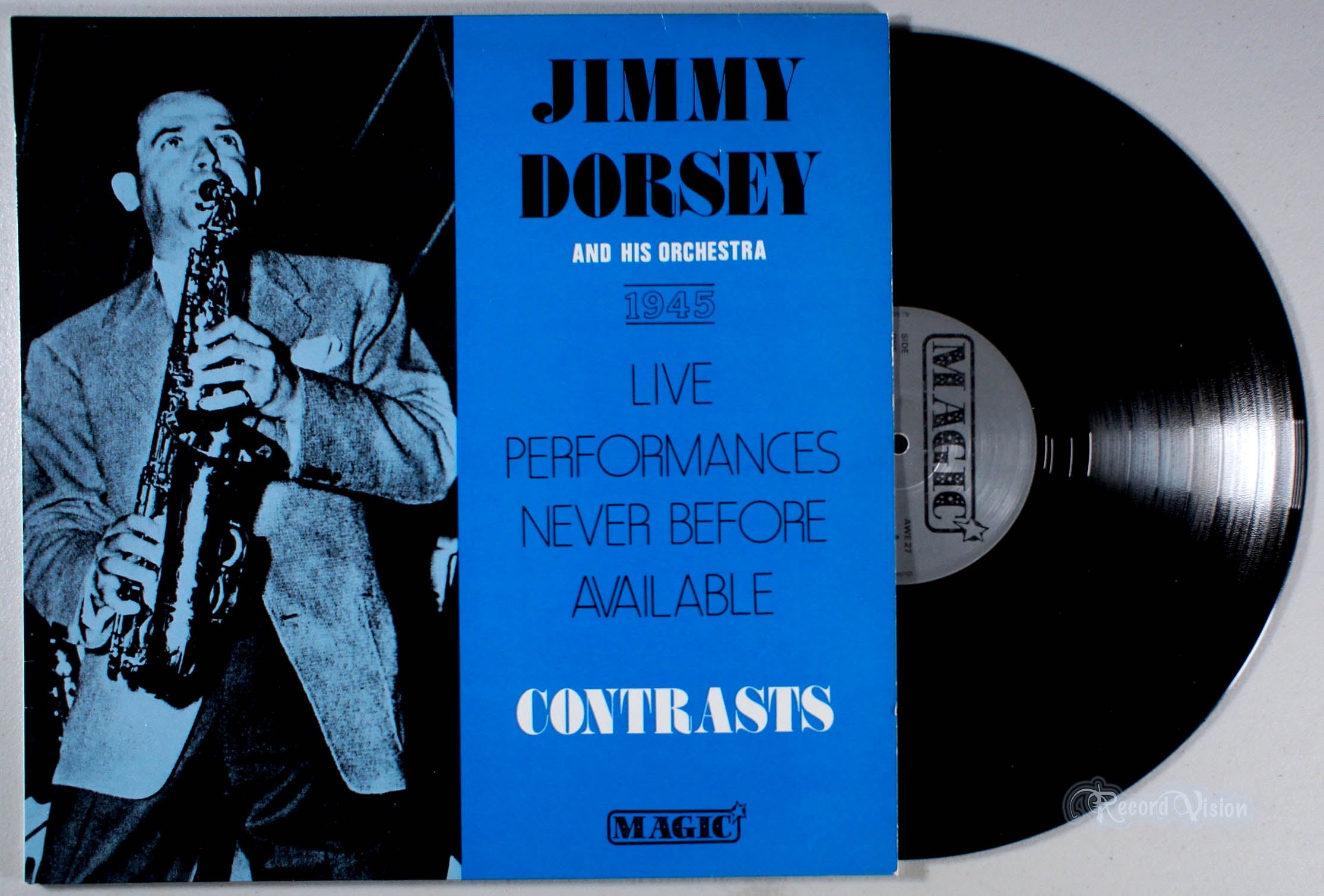 Jimmy Dorsey - Contrasts 1945 (front cover) Vinyl