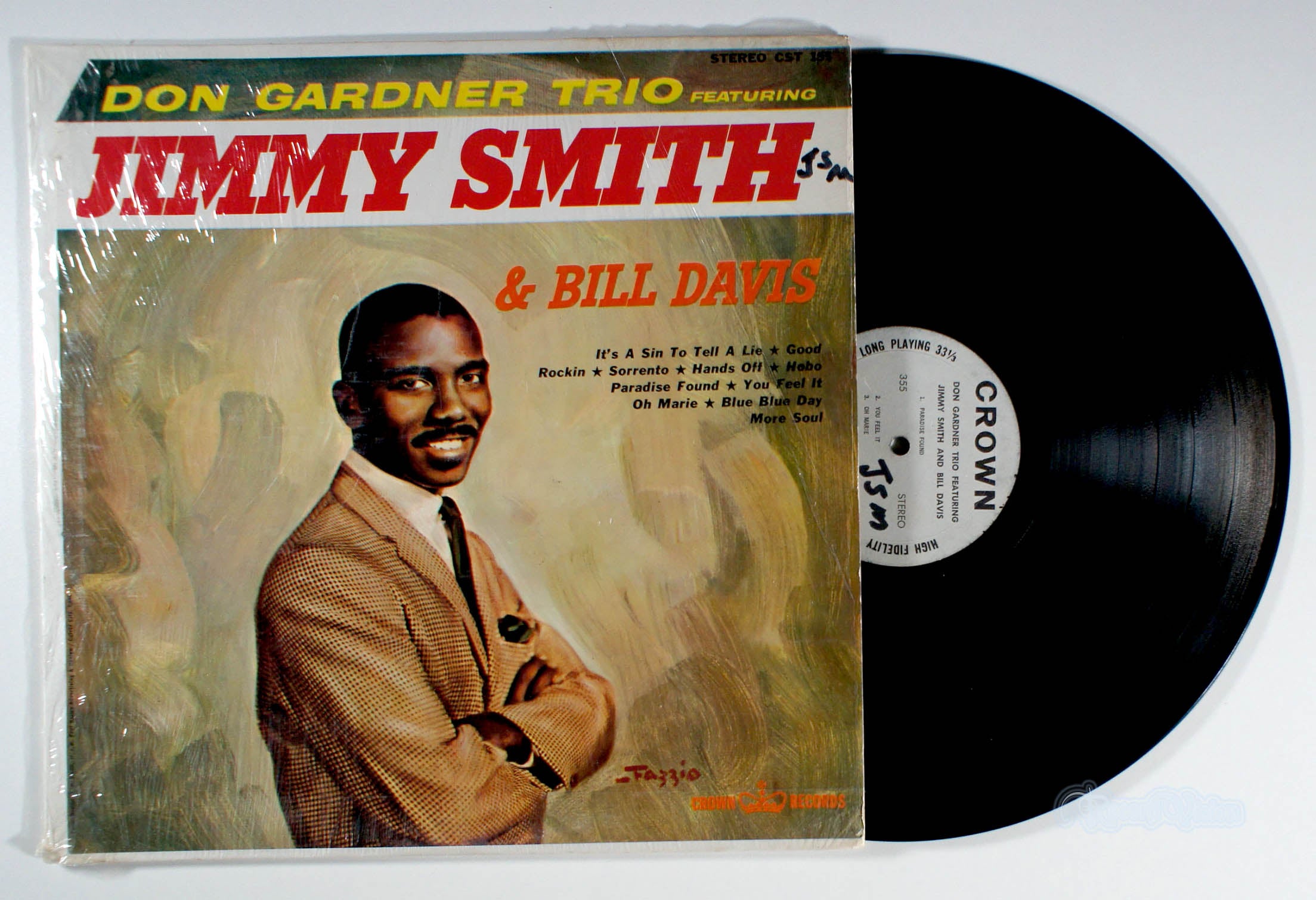 Jimmy Smith - Don Gardner Trio Featuring Bill Davis (front cover) Vinyl