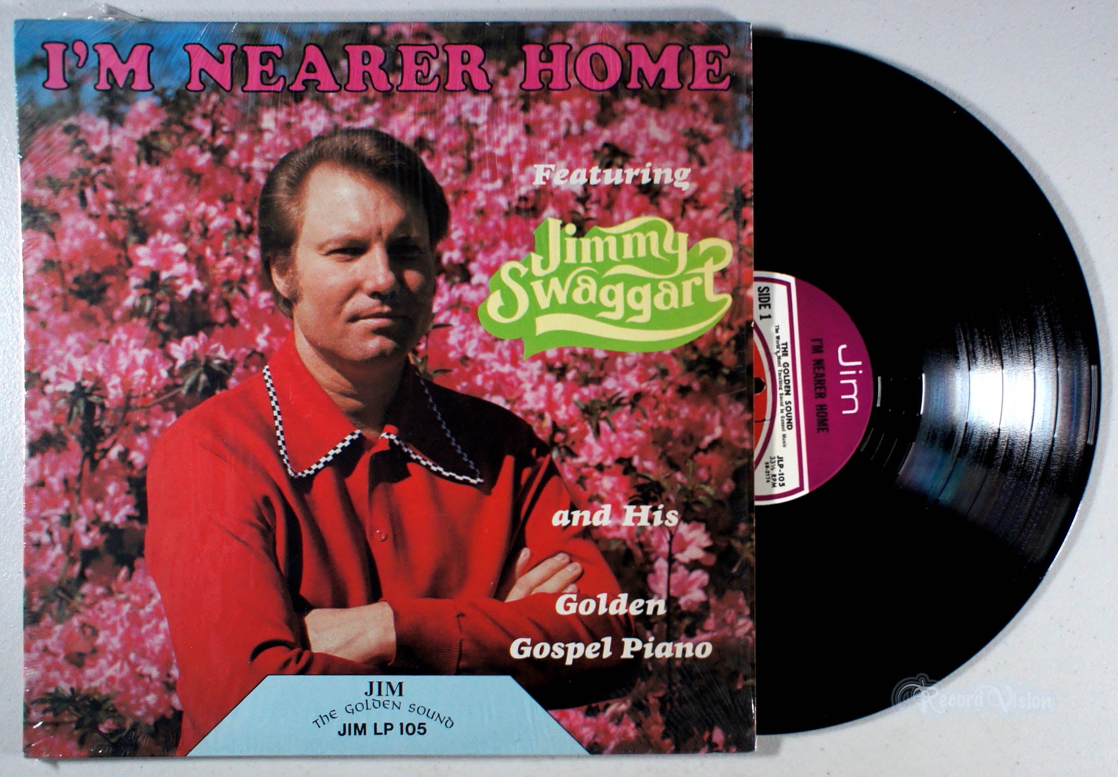Jimmy Swaggart - I'm Nearer Home (front cover) Vinyl