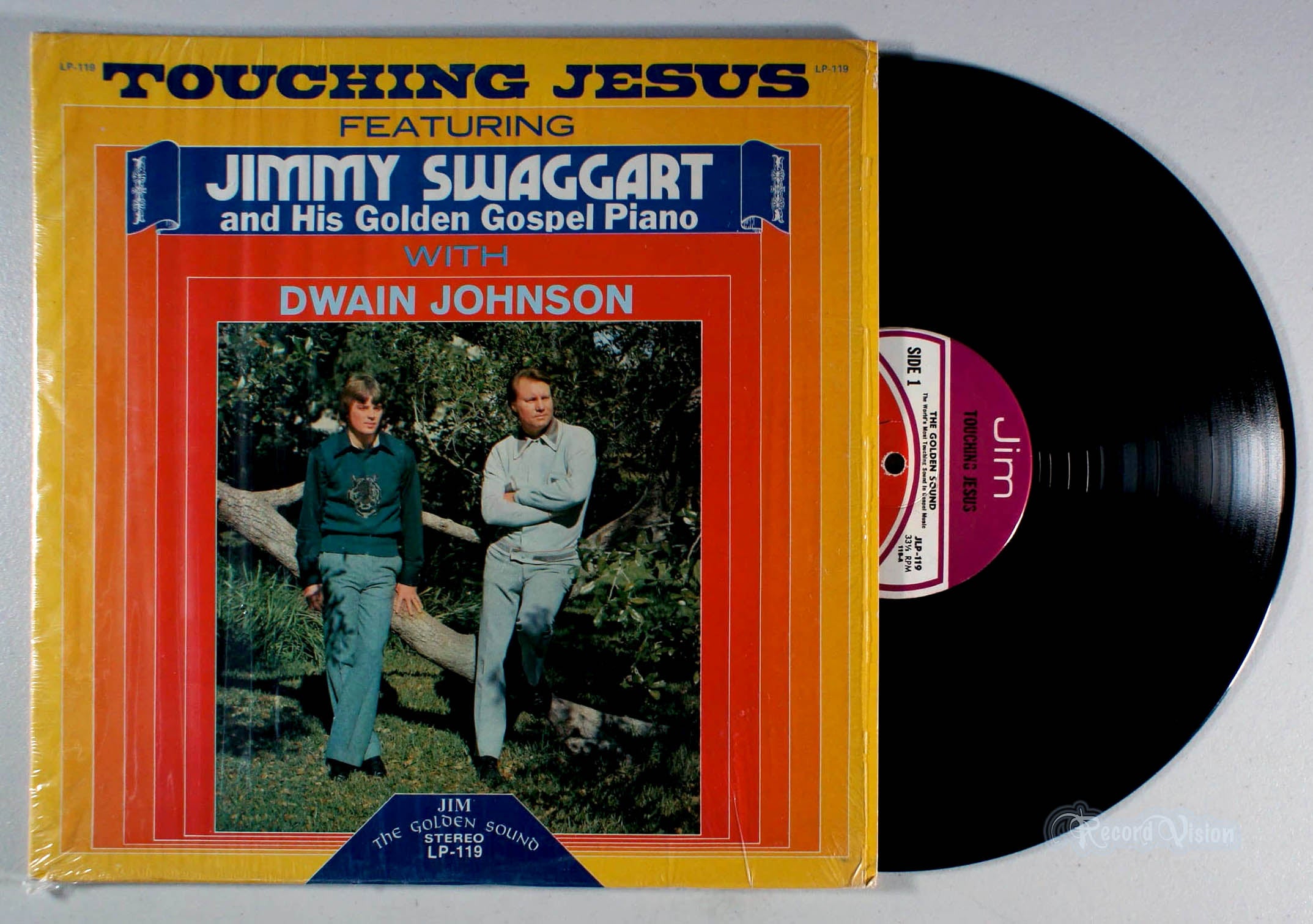 Jimmy Swaggart - Touching Jesus (front cover) Vinyl