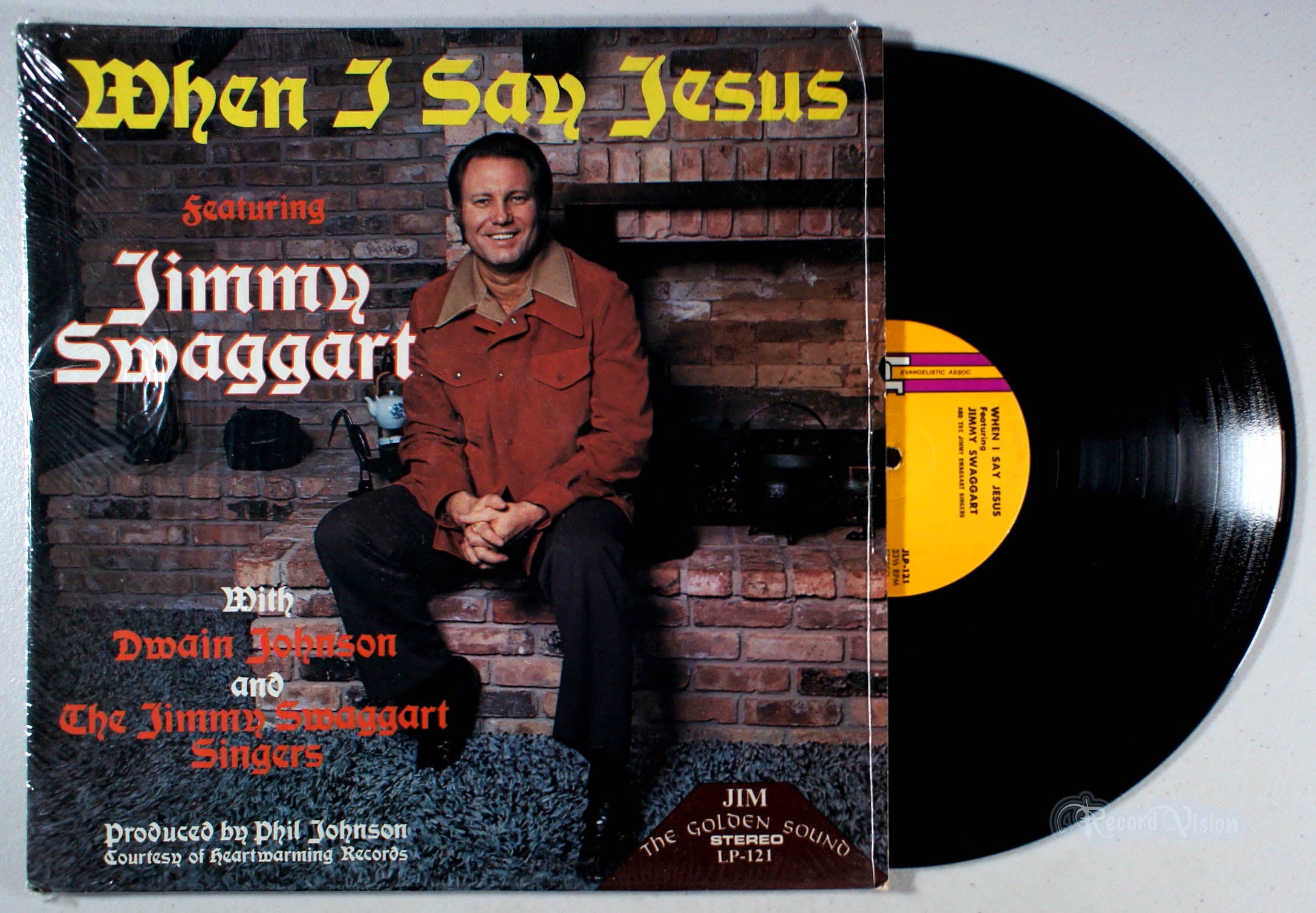 Jimmy Swaggart - When I Say Jesus (front cover) Vinyl