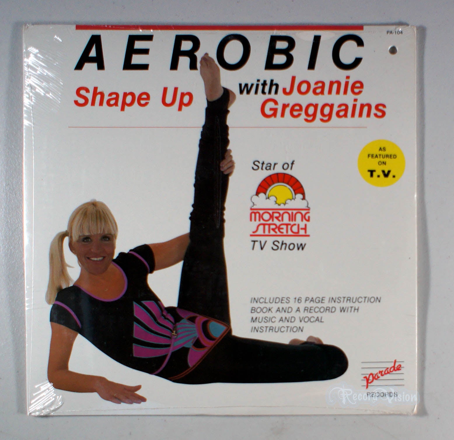 Joanie Greggains - Aerobics Shape Up (front cover) Vinyl
