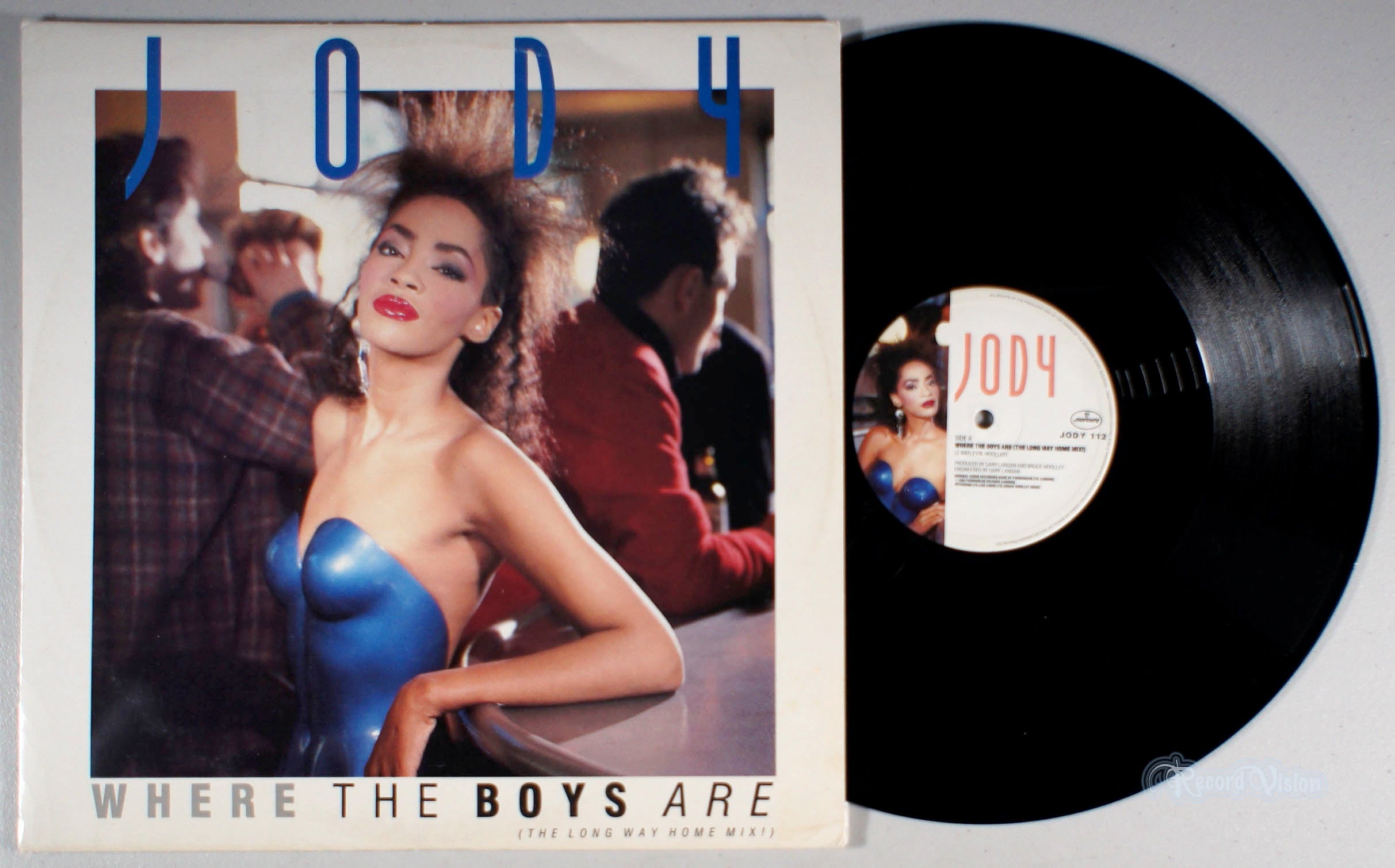Jody Watley - Where the Boys Are (front cover) Vinyl