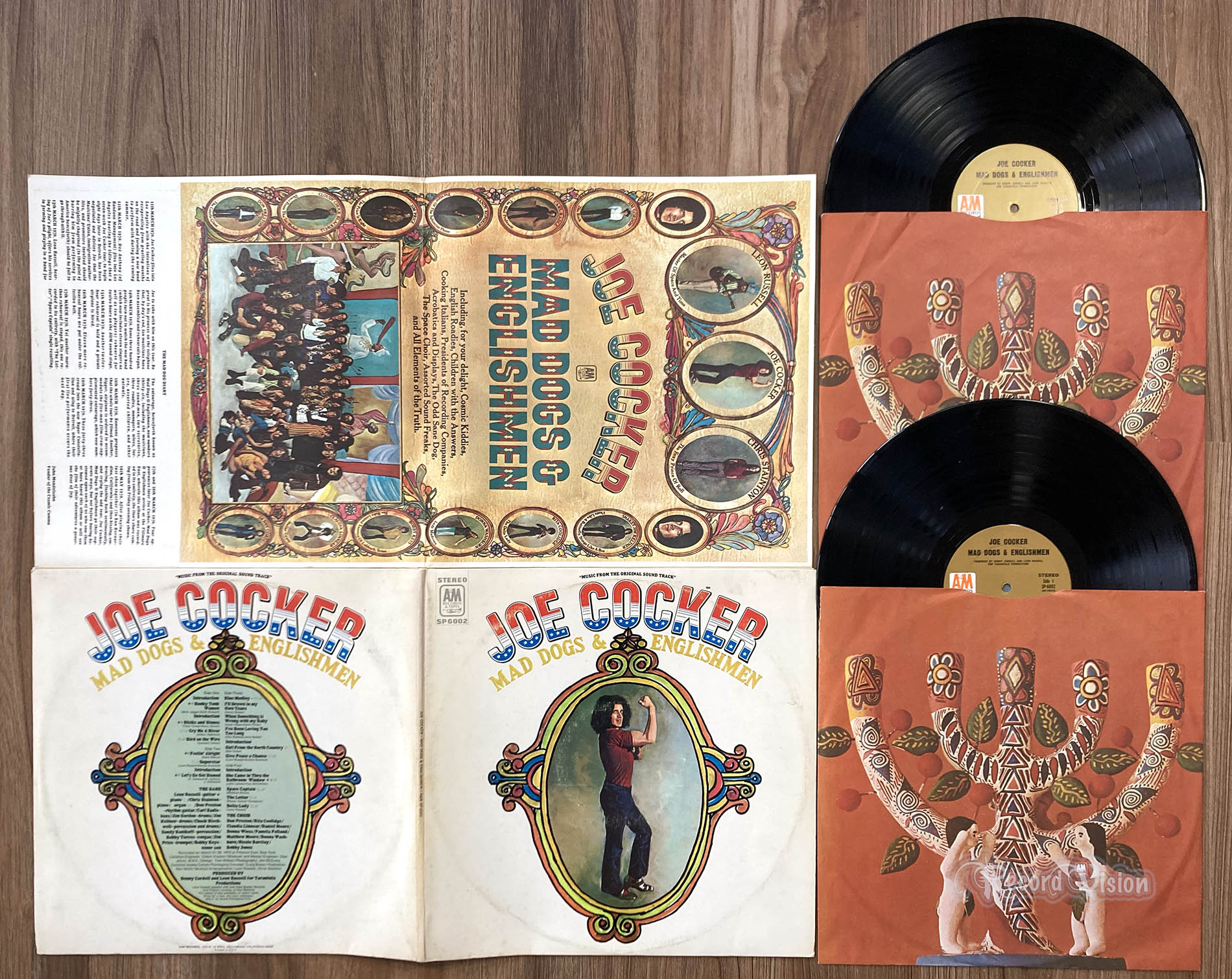Joe Cocker - Mad Dogs and Englishmen (front cover) Vinyl
