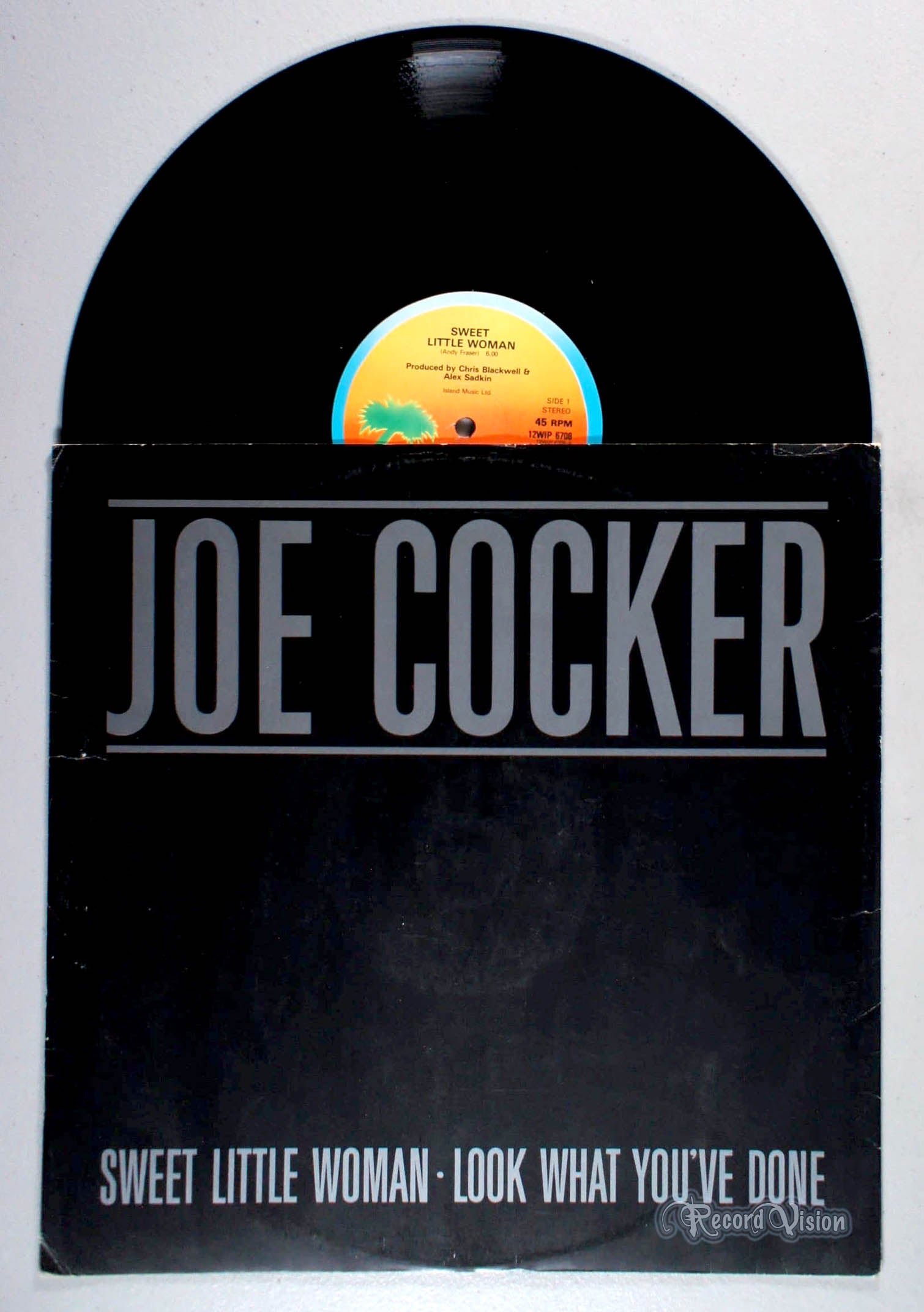Joe Cocker - Sweet Little Woman (front cover) Vinyl