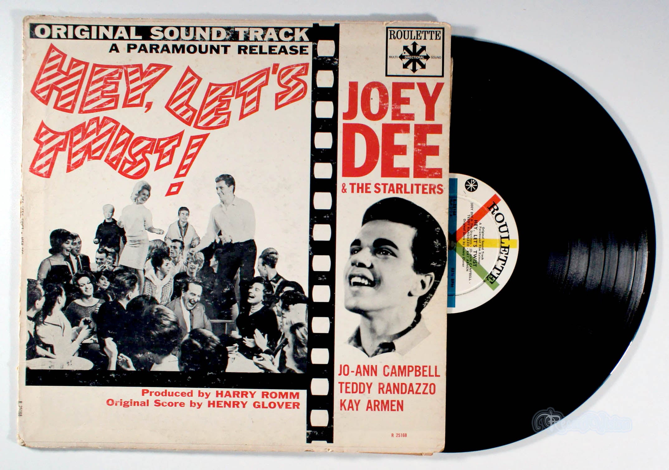 Joey Dee and the Starliters - Hey, Let's Twist! (front cover) Vinyl