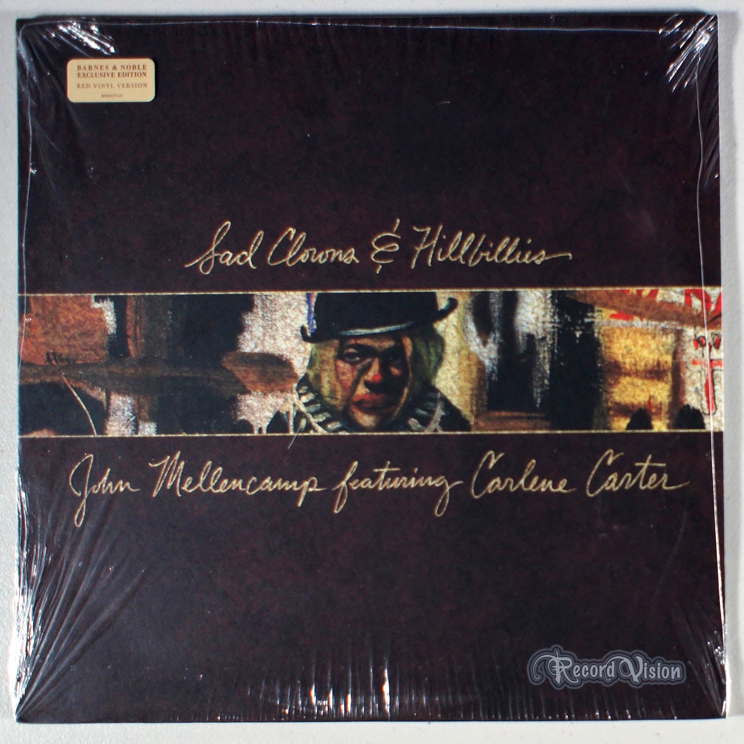 John Cougar Mellencamp - Sad Clowns and Hillbillies (front cover) Vinyl