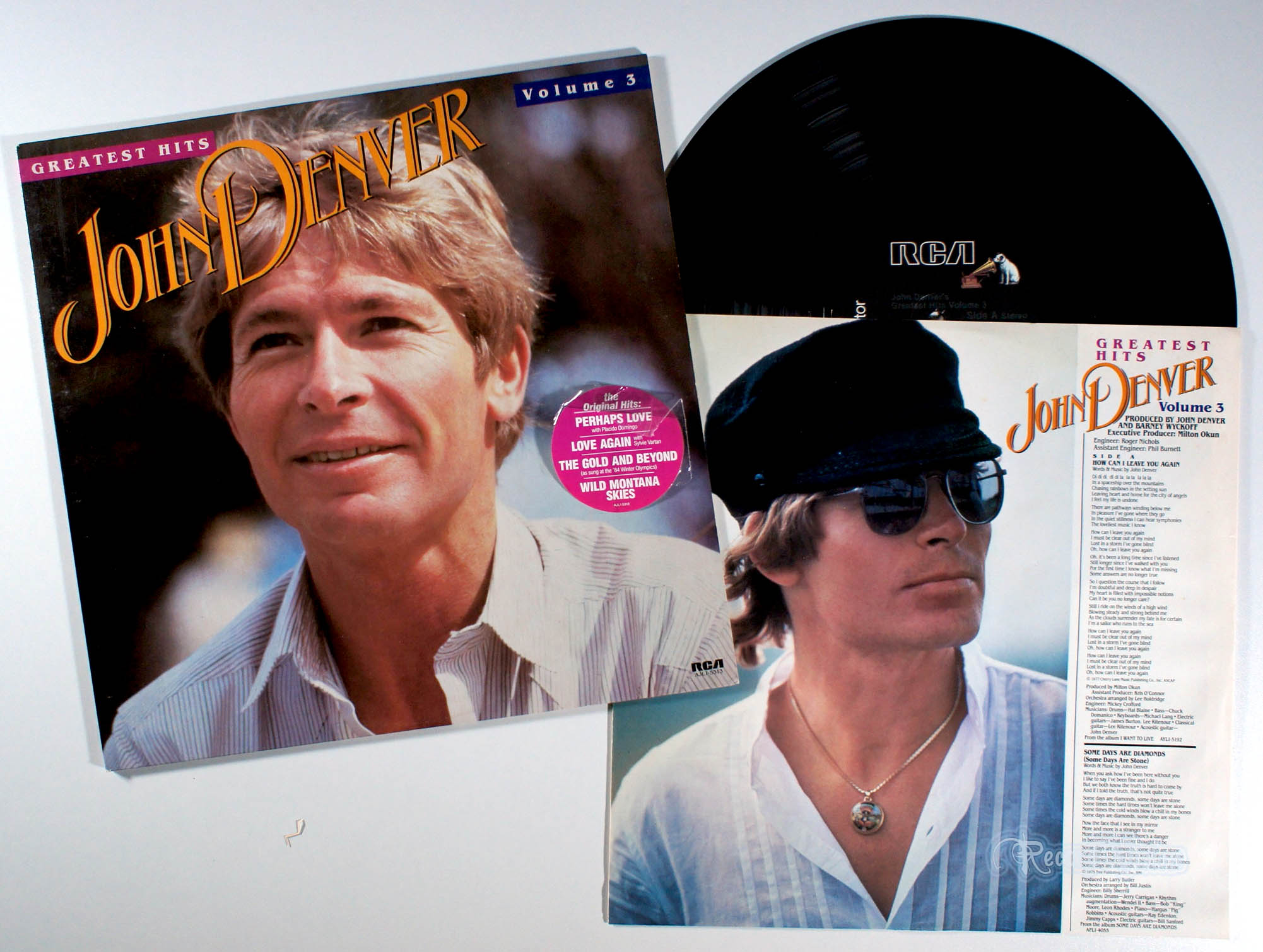 John Denver - Greatest Hits, Vol. 3 (front cover) Vinyl
