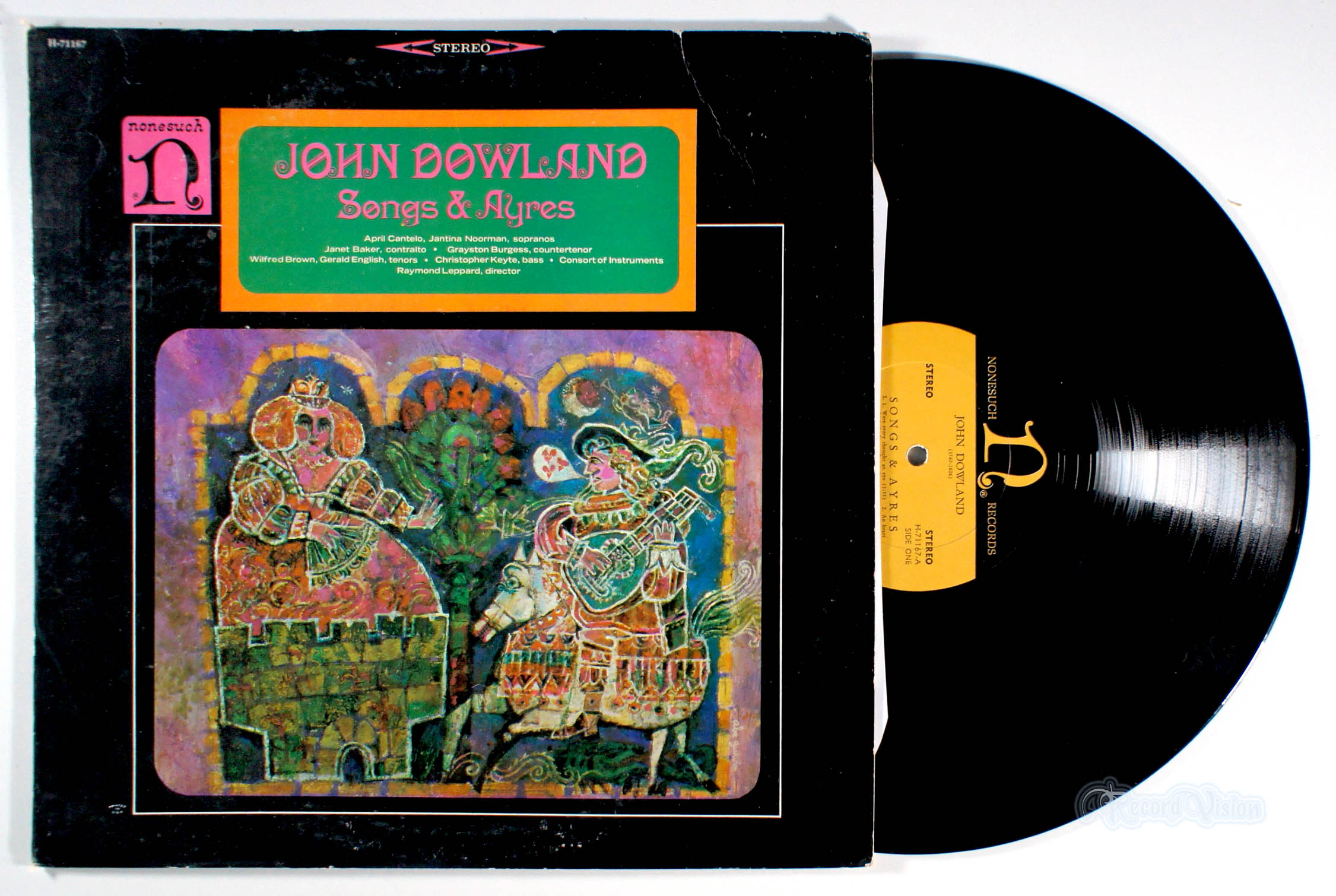 John Dowland - Songs and Ayres (front cover) Vinyl