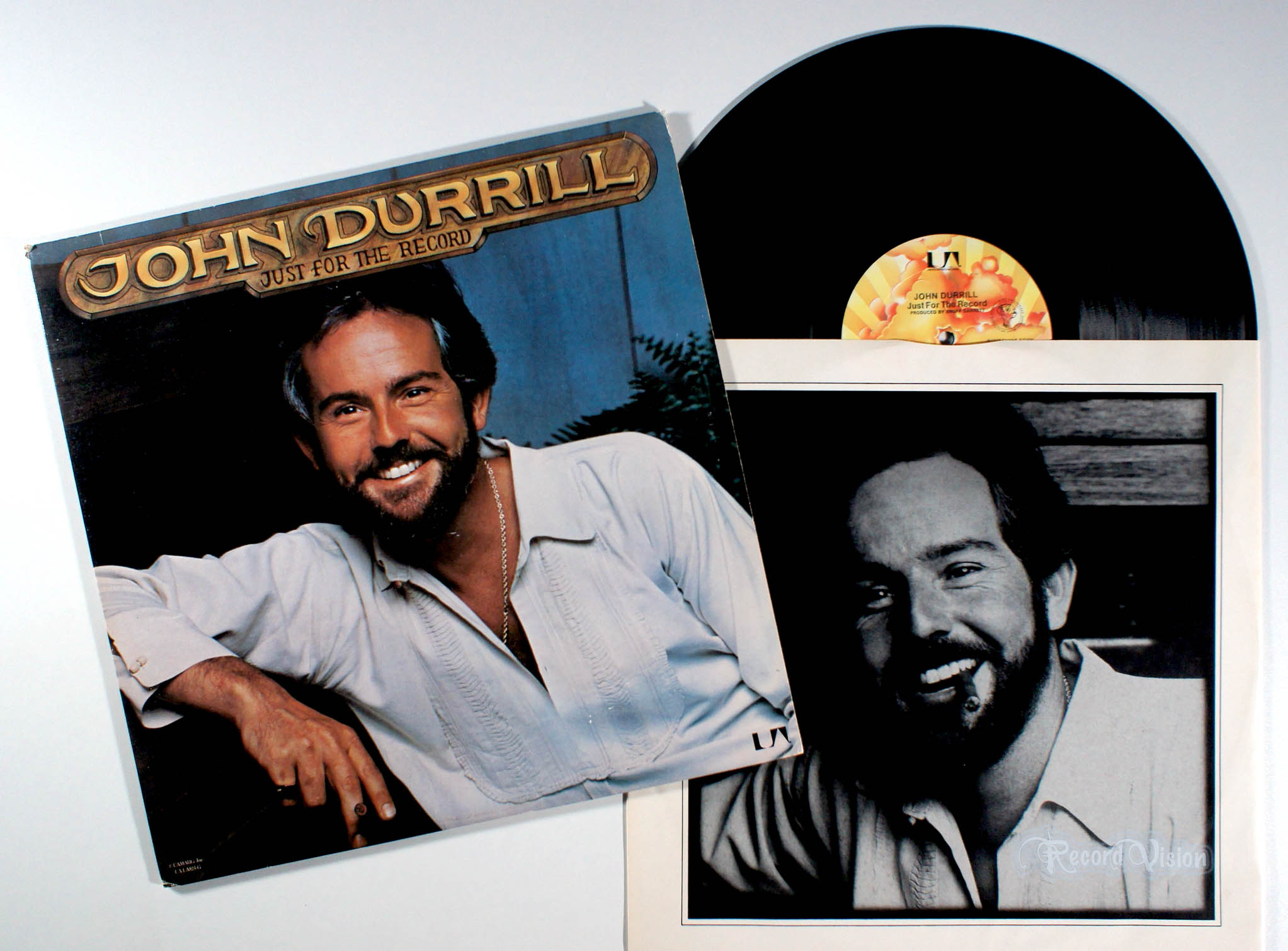 John Durrill - Just for the Record (front cover) Vinyl