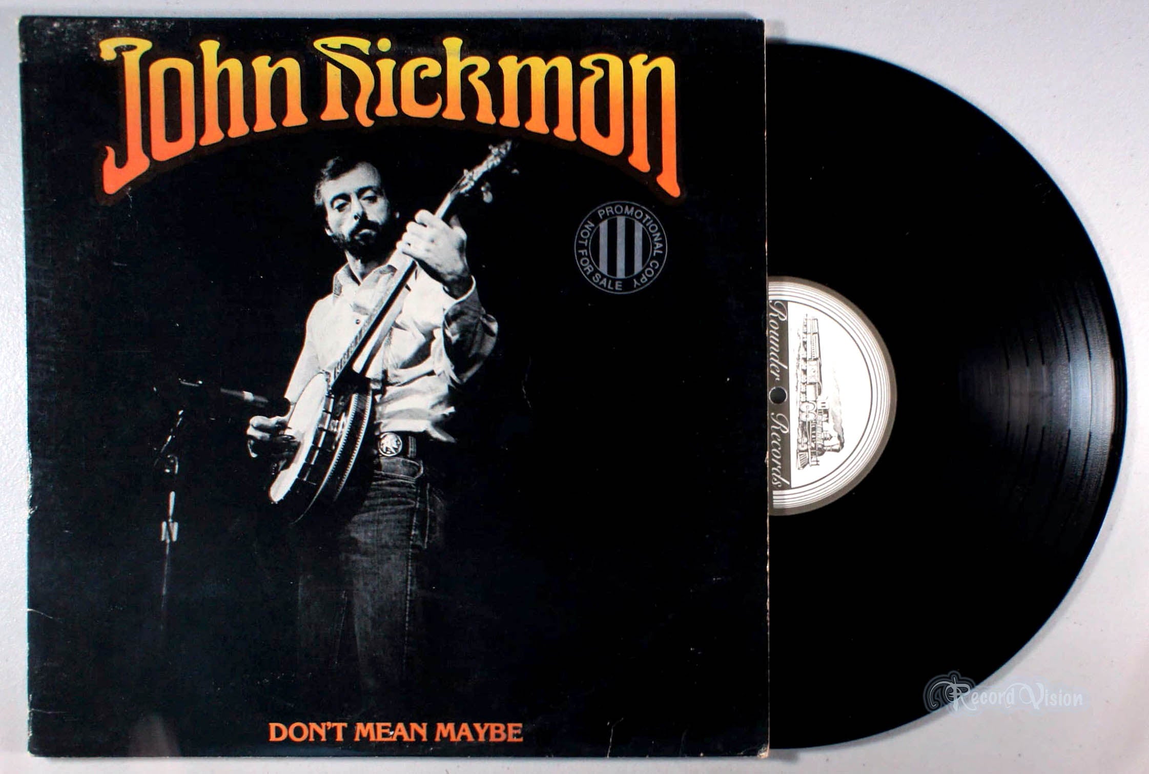 John Hickman - Don't Mean Maybe (front cover) Vinyl