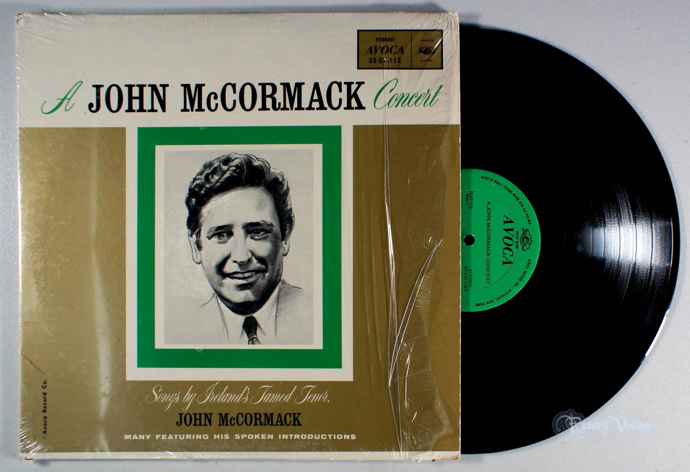 John McCormack - A Concert (front cover) Vinyl