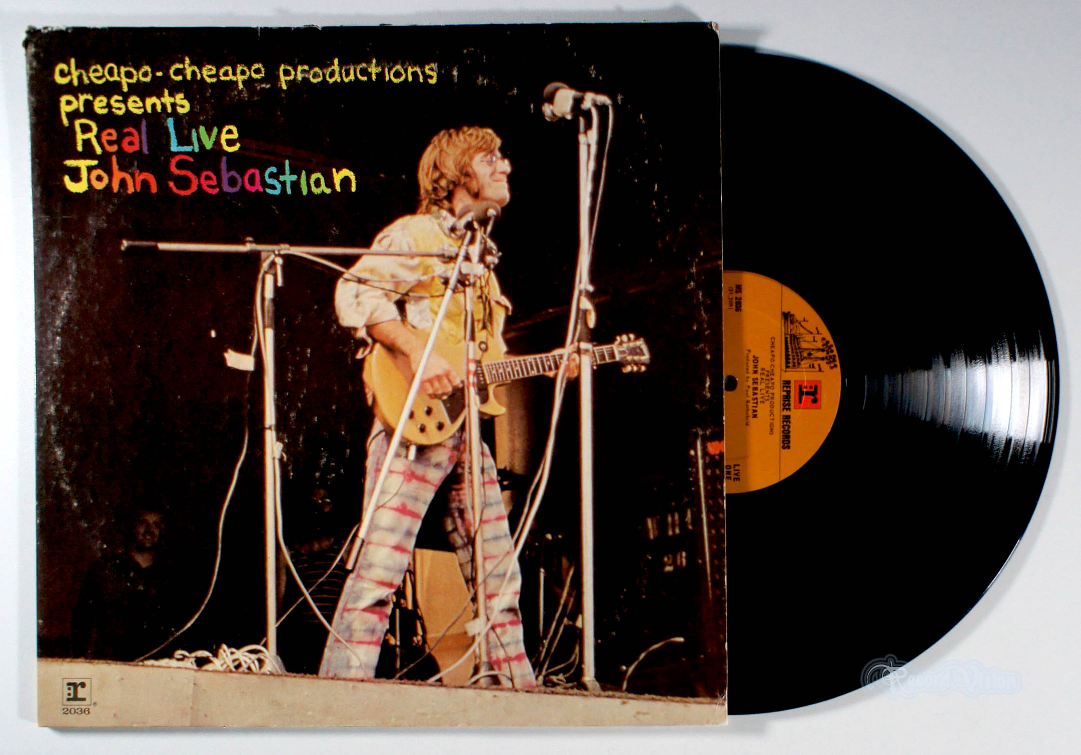 John Sebastian - Real Live (front cover) Vinyl