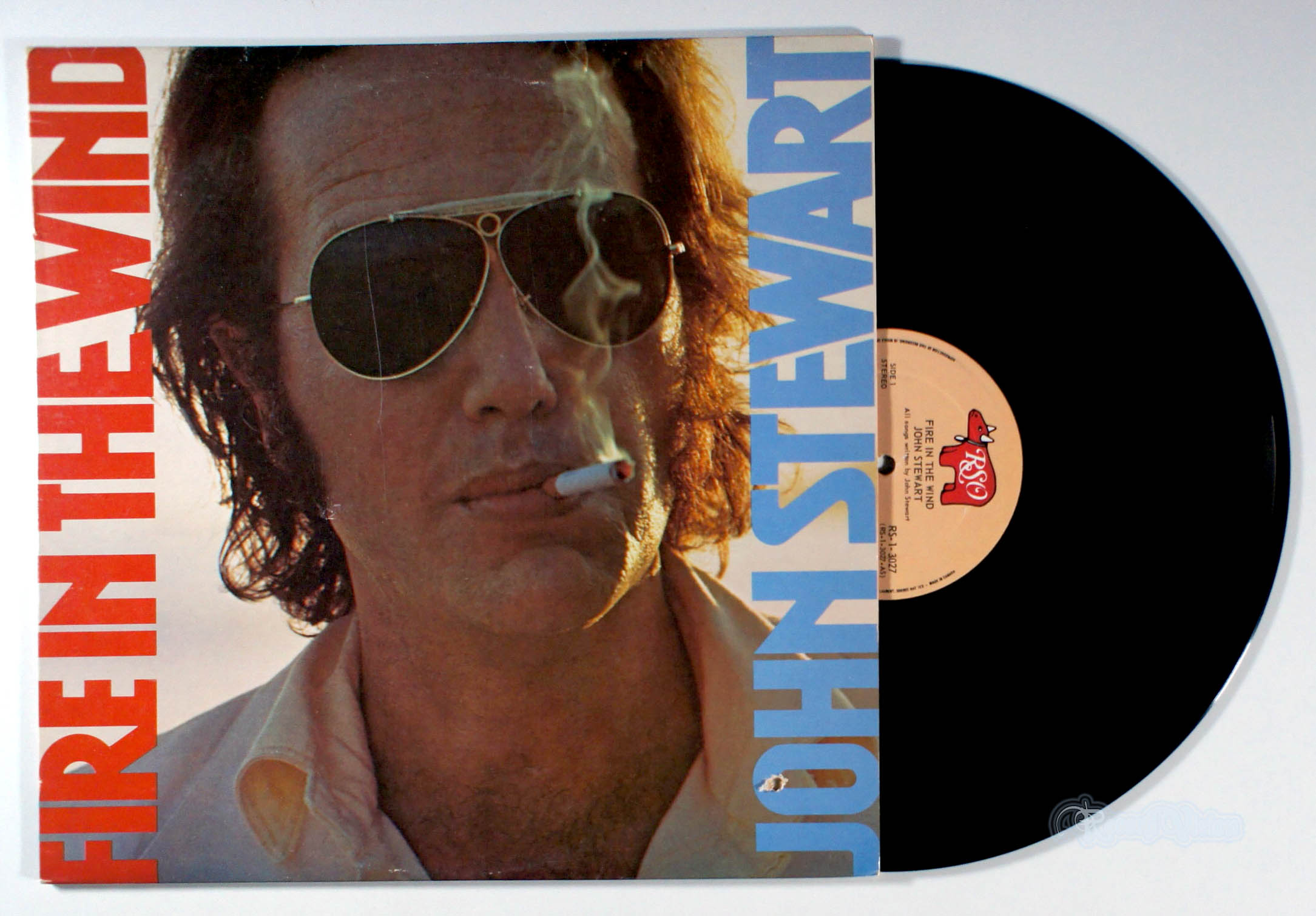 John Stewart - Fire in the Wind (front cover) Vinyl